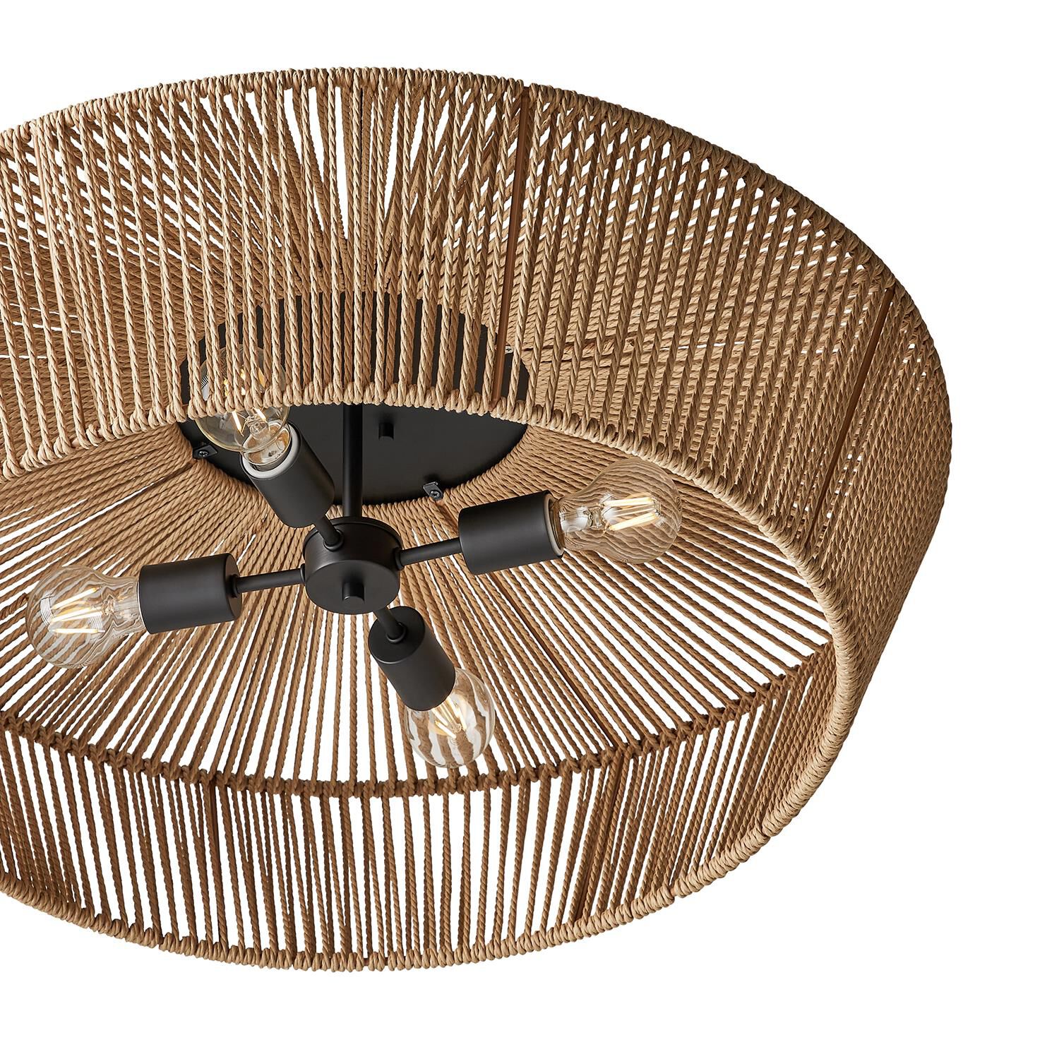 Eco 30 Inch Semi Flush Mount by Justice Design Group