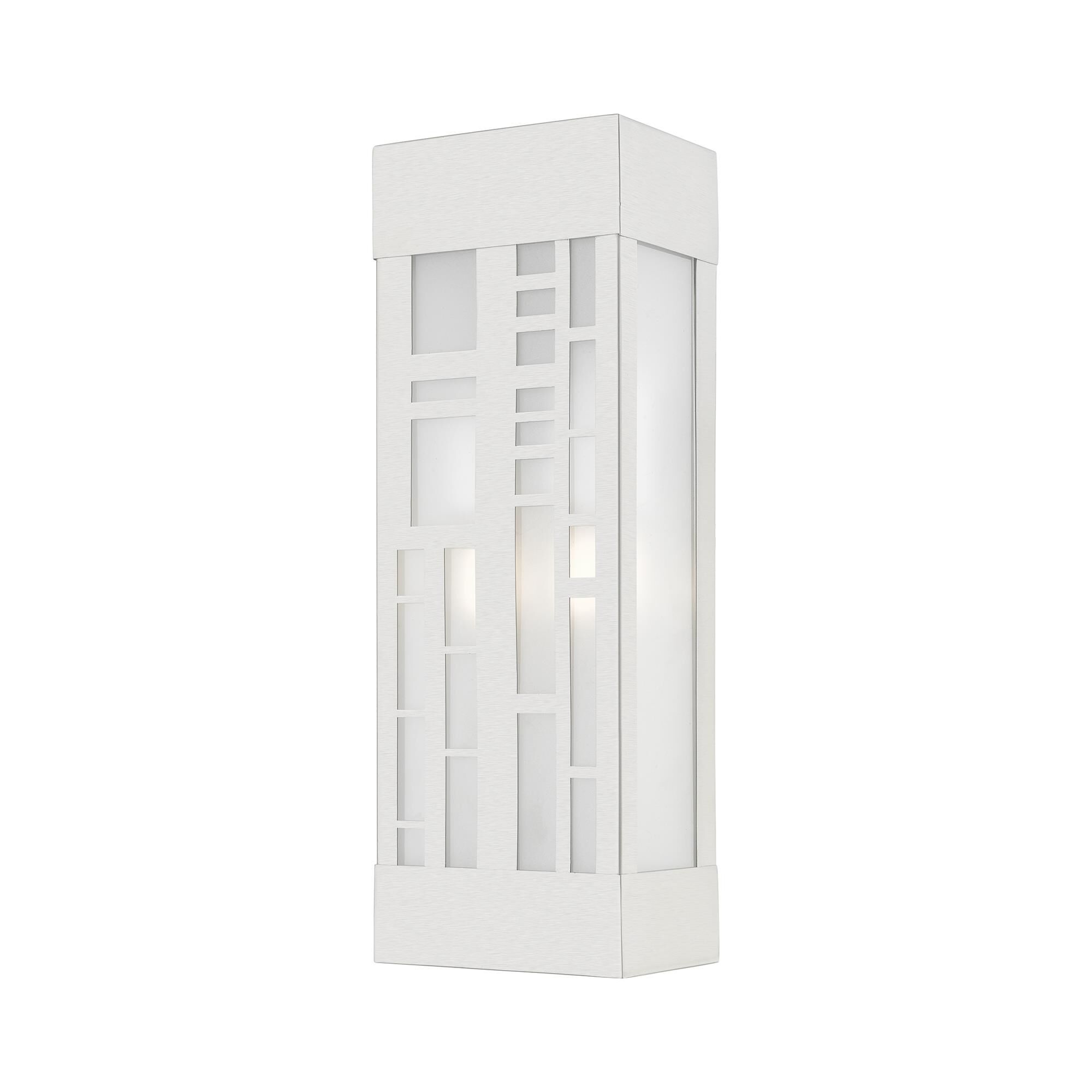 Malmo 17 Inch Tall 2 Light Outdoor Wall Light by Livex Lighting