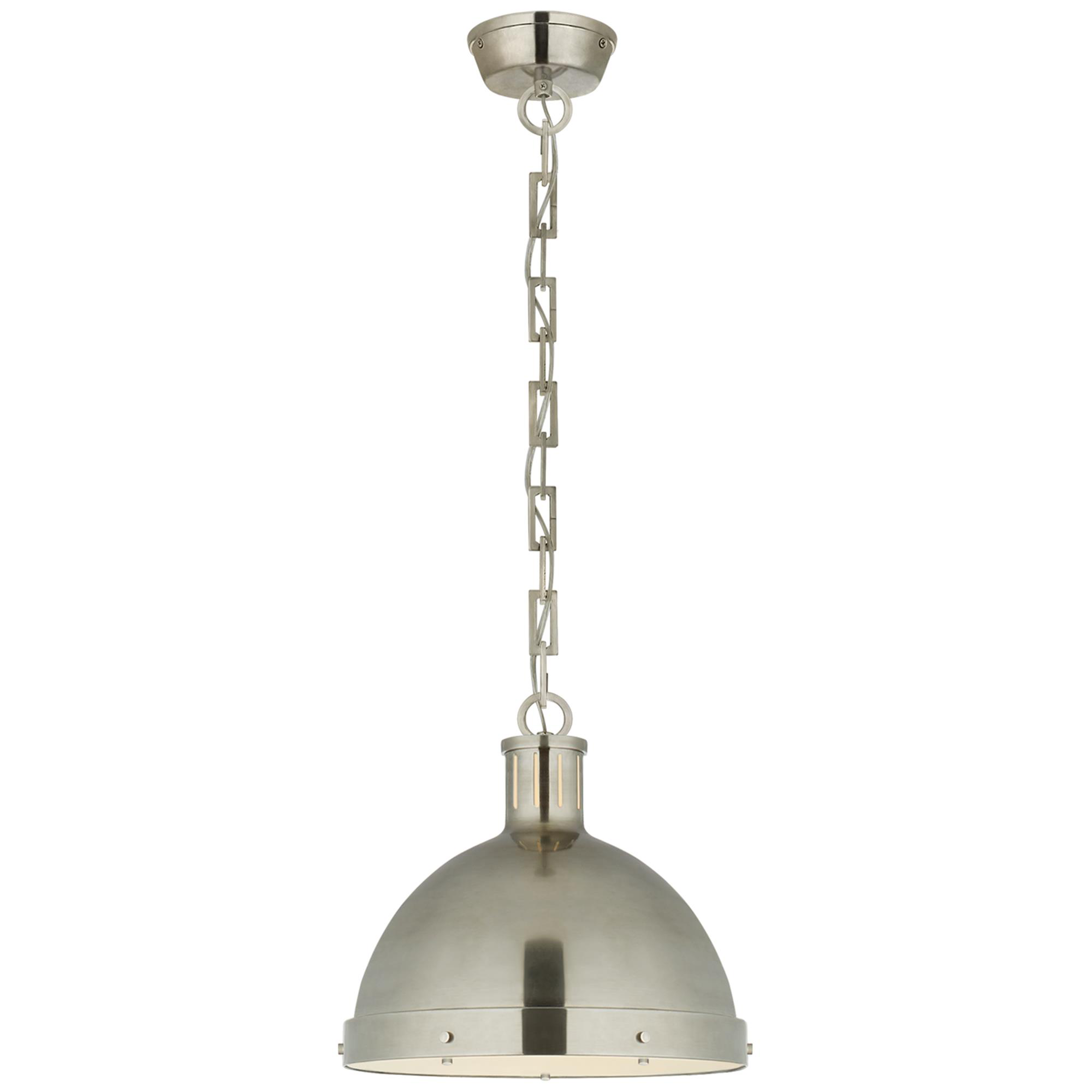 Shown in Antique Nickel finish and Frosted Acrylic glass