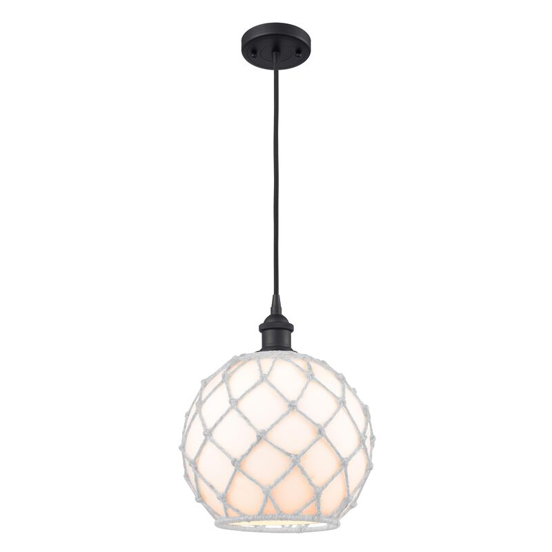 Innovations Lighting Bruno Marashlian Farmhouse Rope 10 Inch Mini Pendant