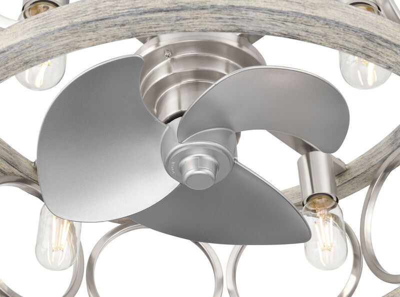 Haven 22 Inch Chandelier Ceiling Fan with Light Kit by Hunter Fan