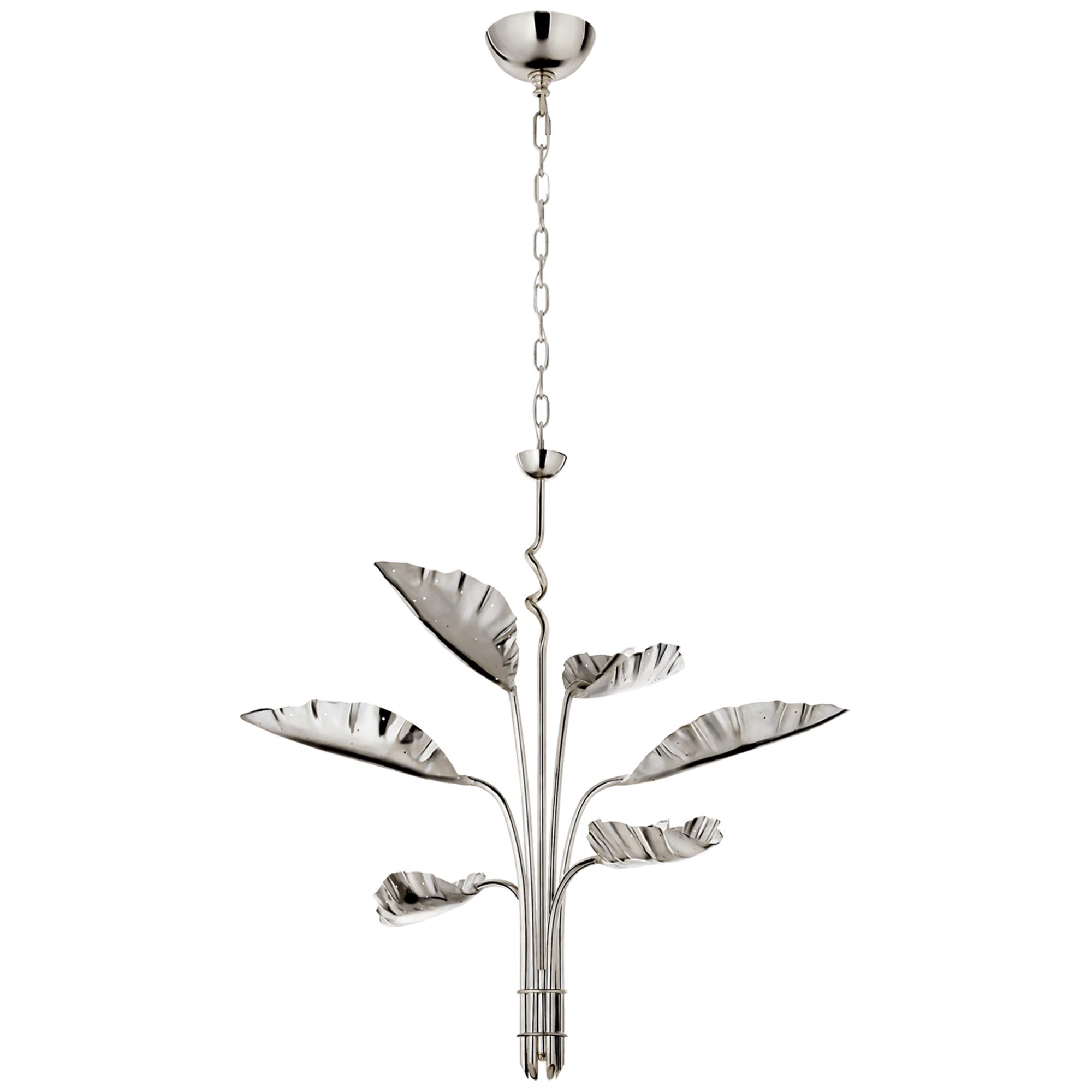 Shown in Polished Nickel finish and No Option shade