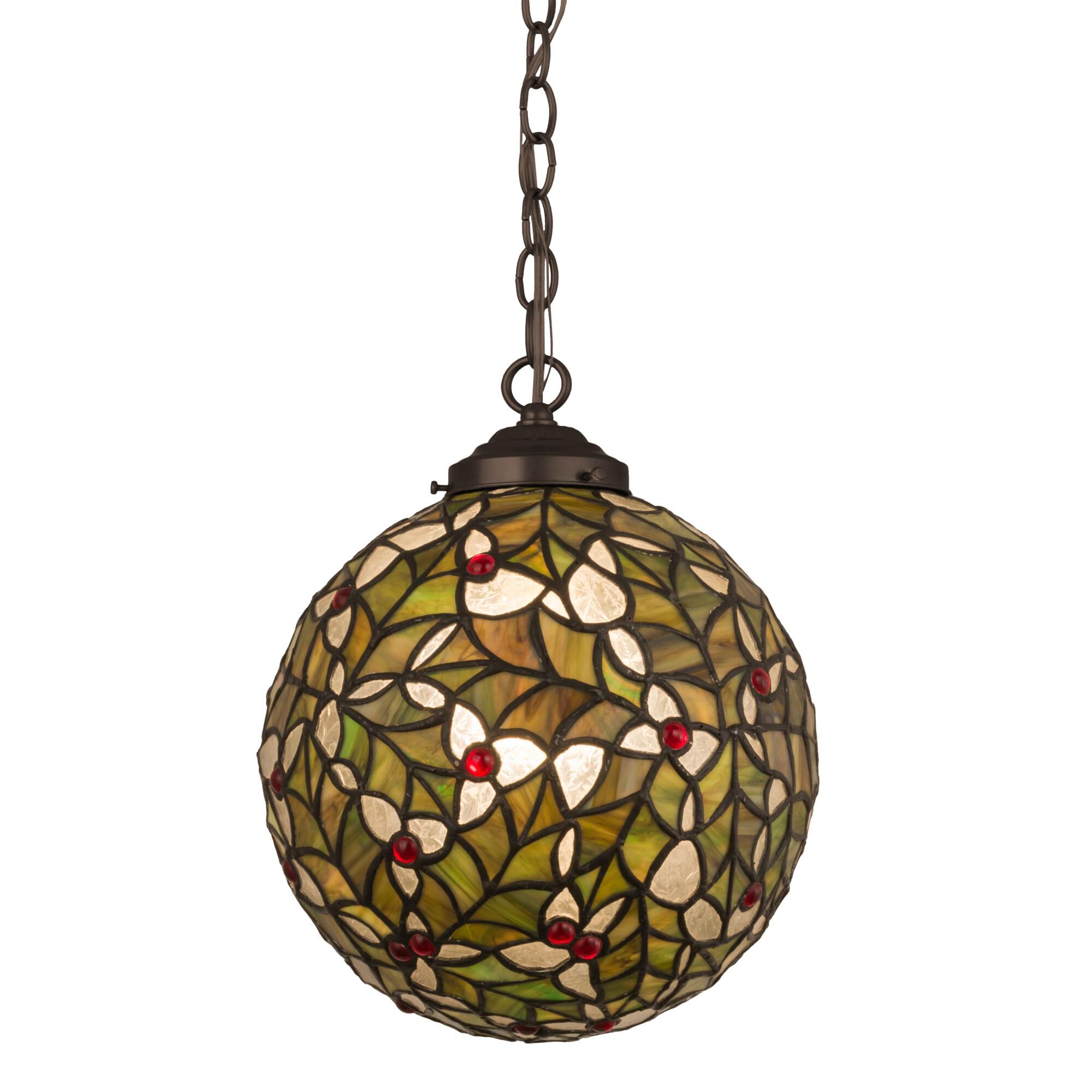 Meyda Lighting Holly Ball 9 Inch Large Pendant
