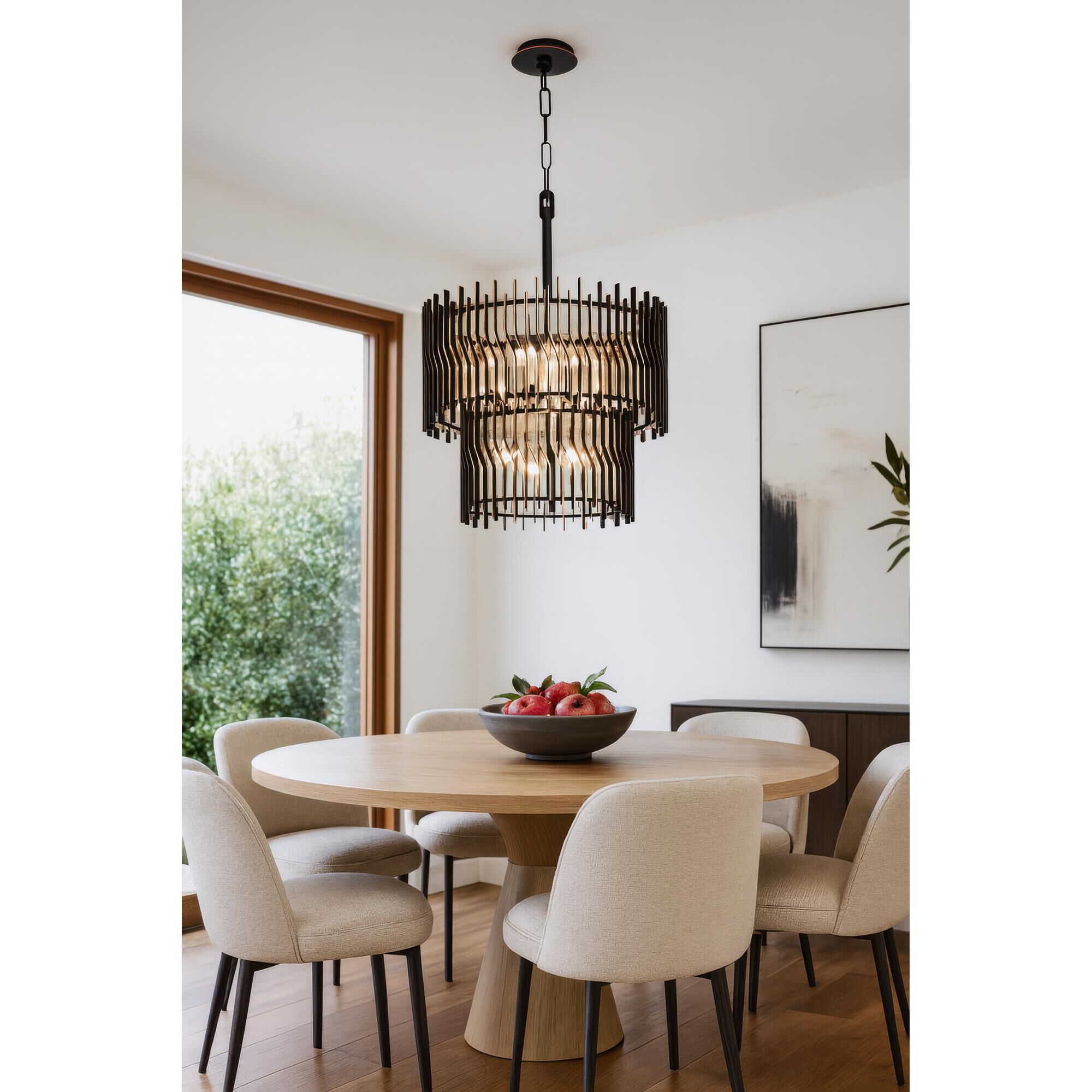 Ron Henderson Park Row 24 Inch Chandelier by Varaluz