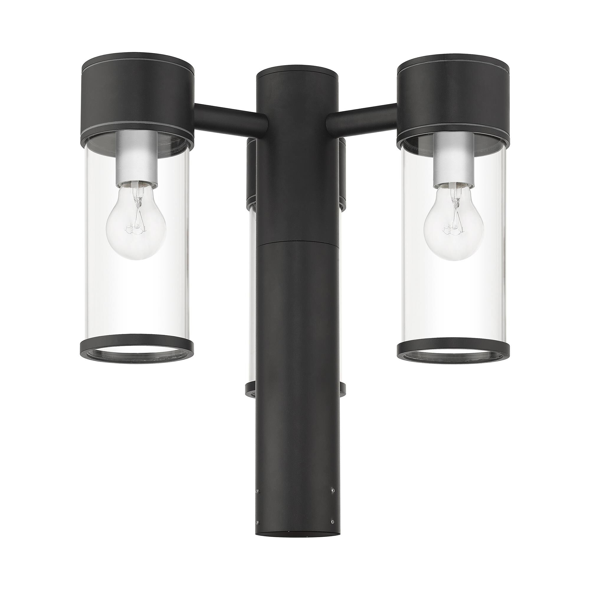 Atlantic 18 Inch Tall 3 Light Outdoor Post Lamp by Livex Lighting