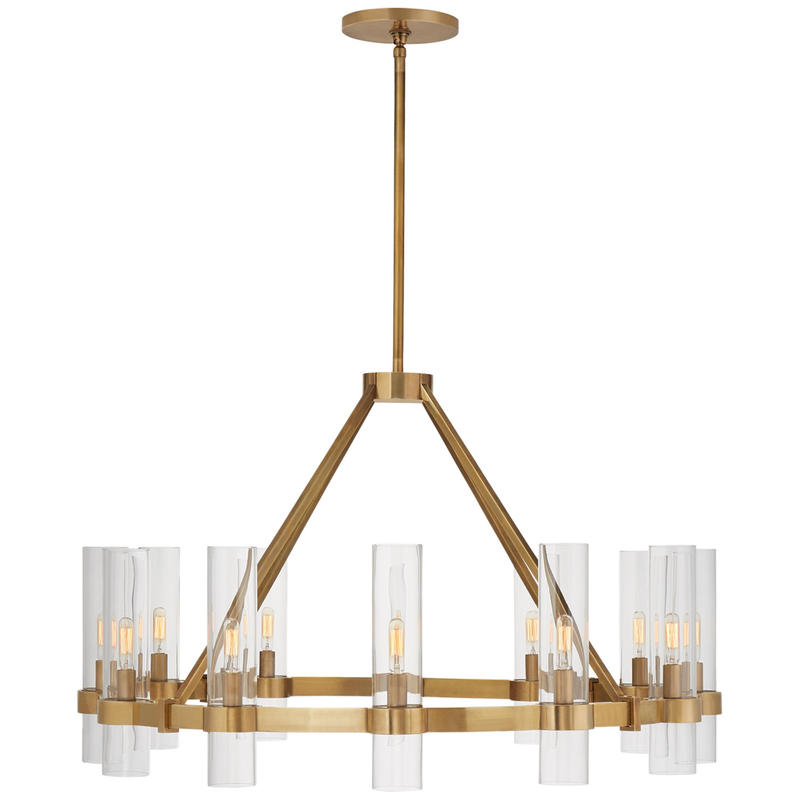 Ian K. Fowler Presidio 36 Inch 12 Light Chandelier by Visual Comfort Signature Collection