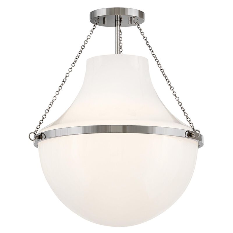Collins 20 Inch Semi Flush Mount by Hinkley