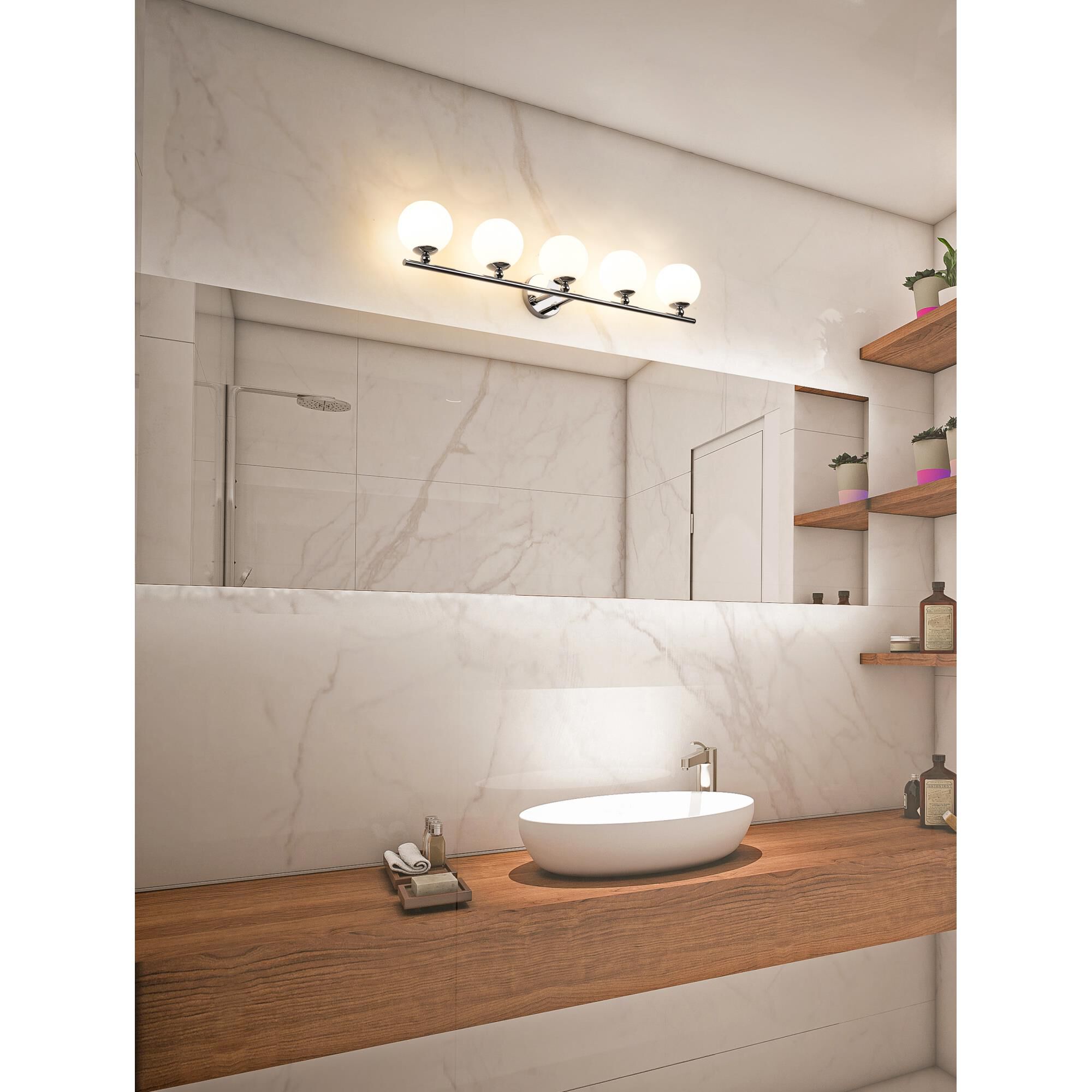 Neoma 38 Inch 5 Light Bath Vanity Light by Z-Lite