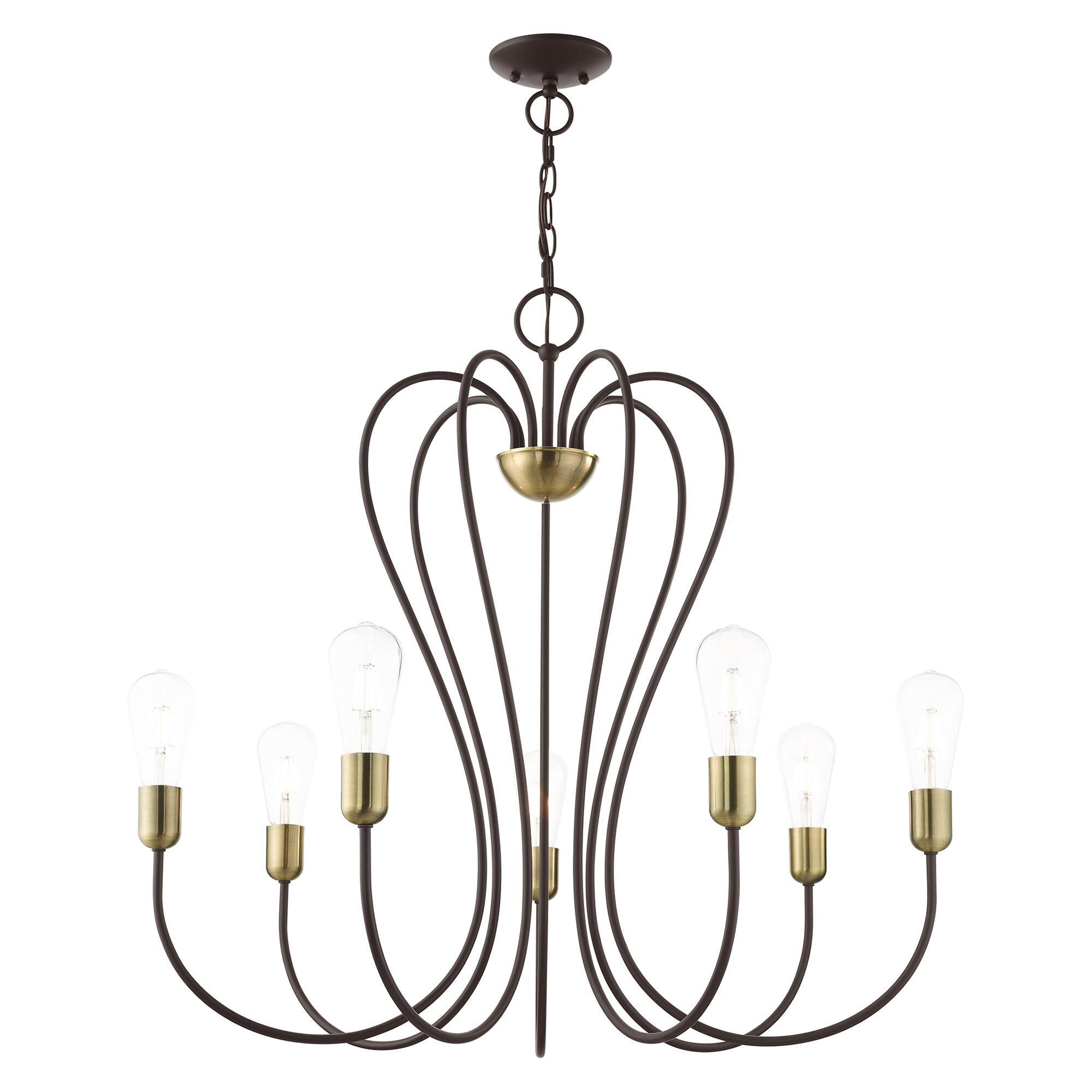 Lucerne 7 Light Chandelier by Livex Lighting