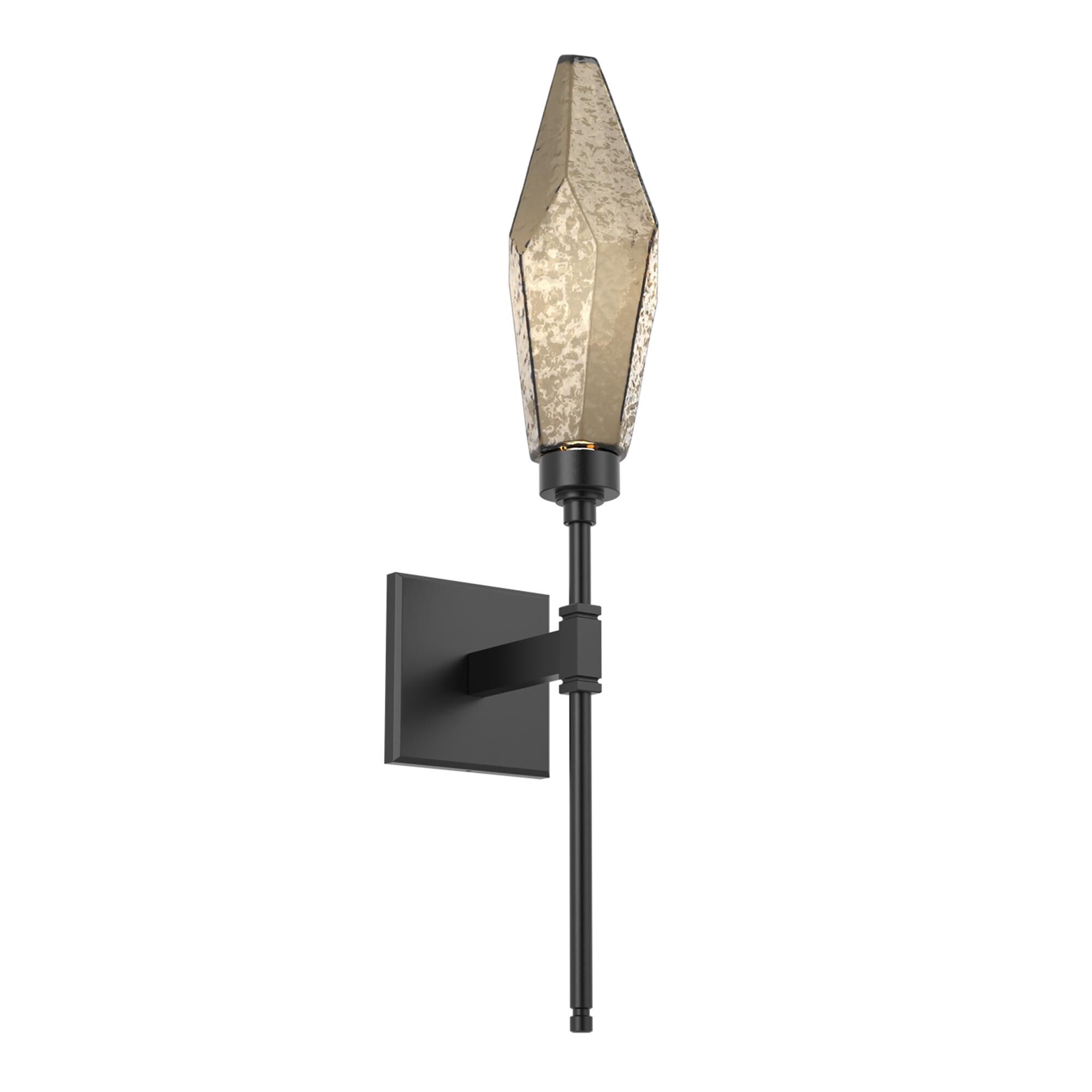 Shown in Matte Black finish and Chilled Bronze glass