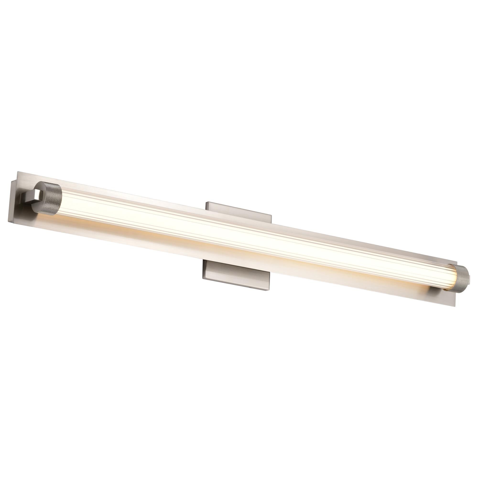 Shown in Brushed Nickel finish and Clear glass