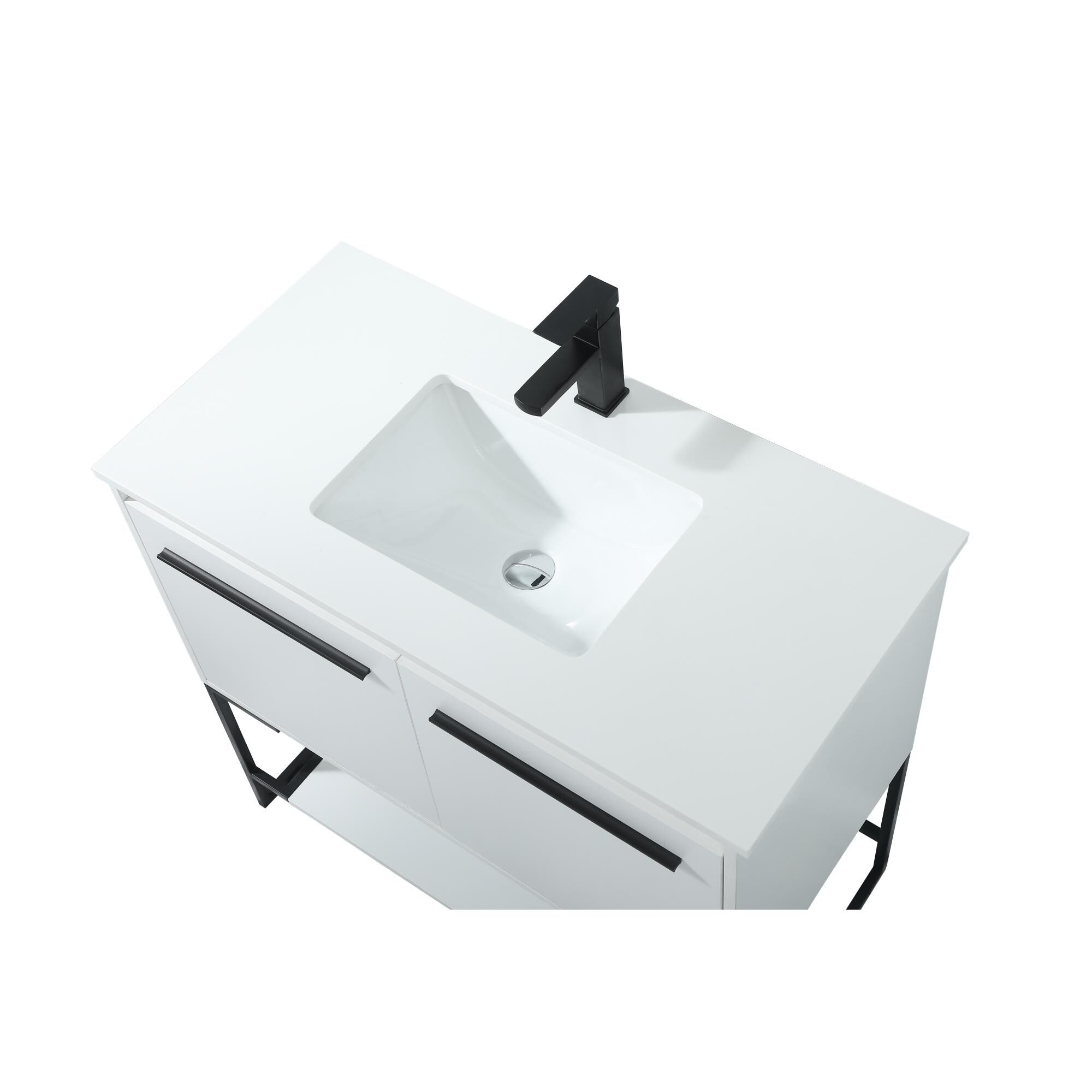 Shown in White finish