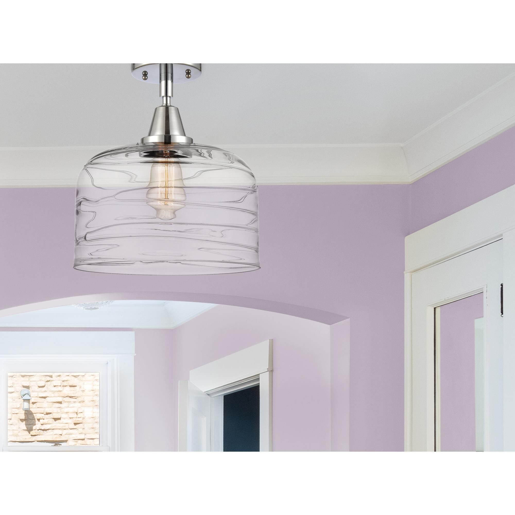 Bruno Marashlian Bell 12 Inch 1 Light Flush Mount by Innovations Lighting