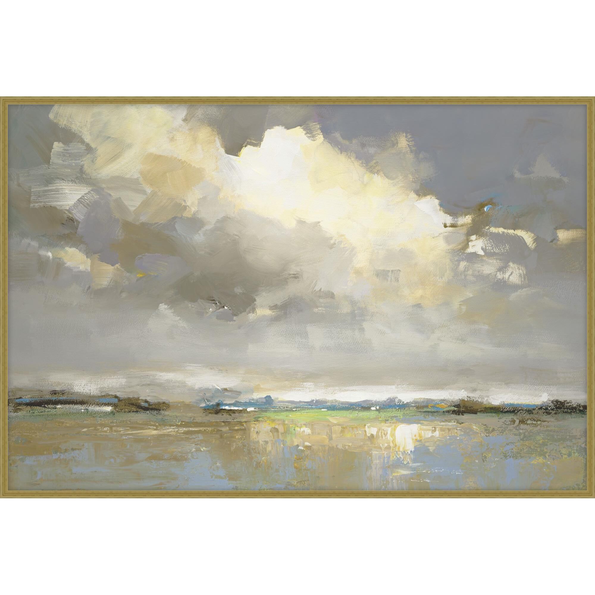 Glimmer Above Print by LEVEL57