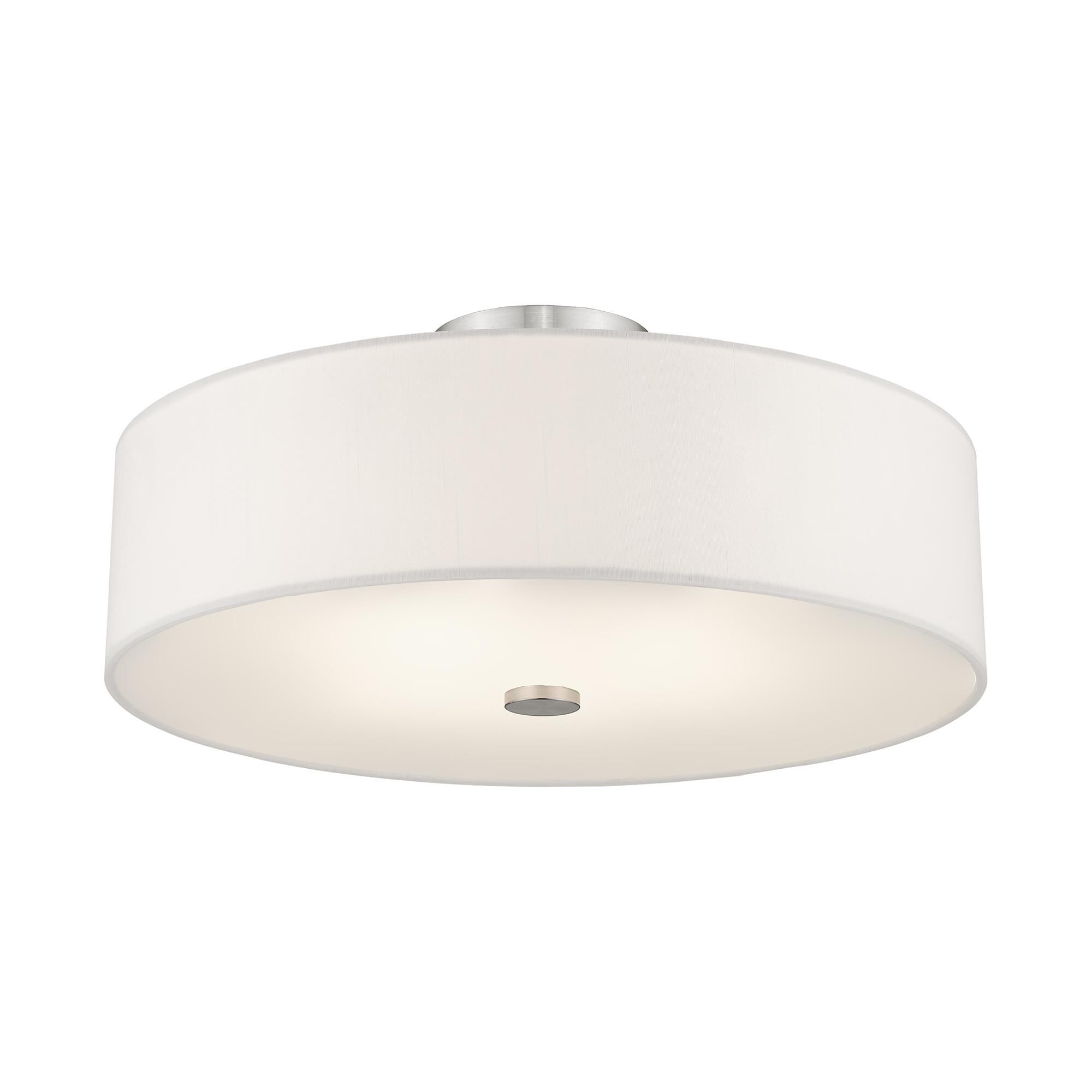 Brighton 18 Inch 4 Light Semi Flush Mount by Livex Lighting