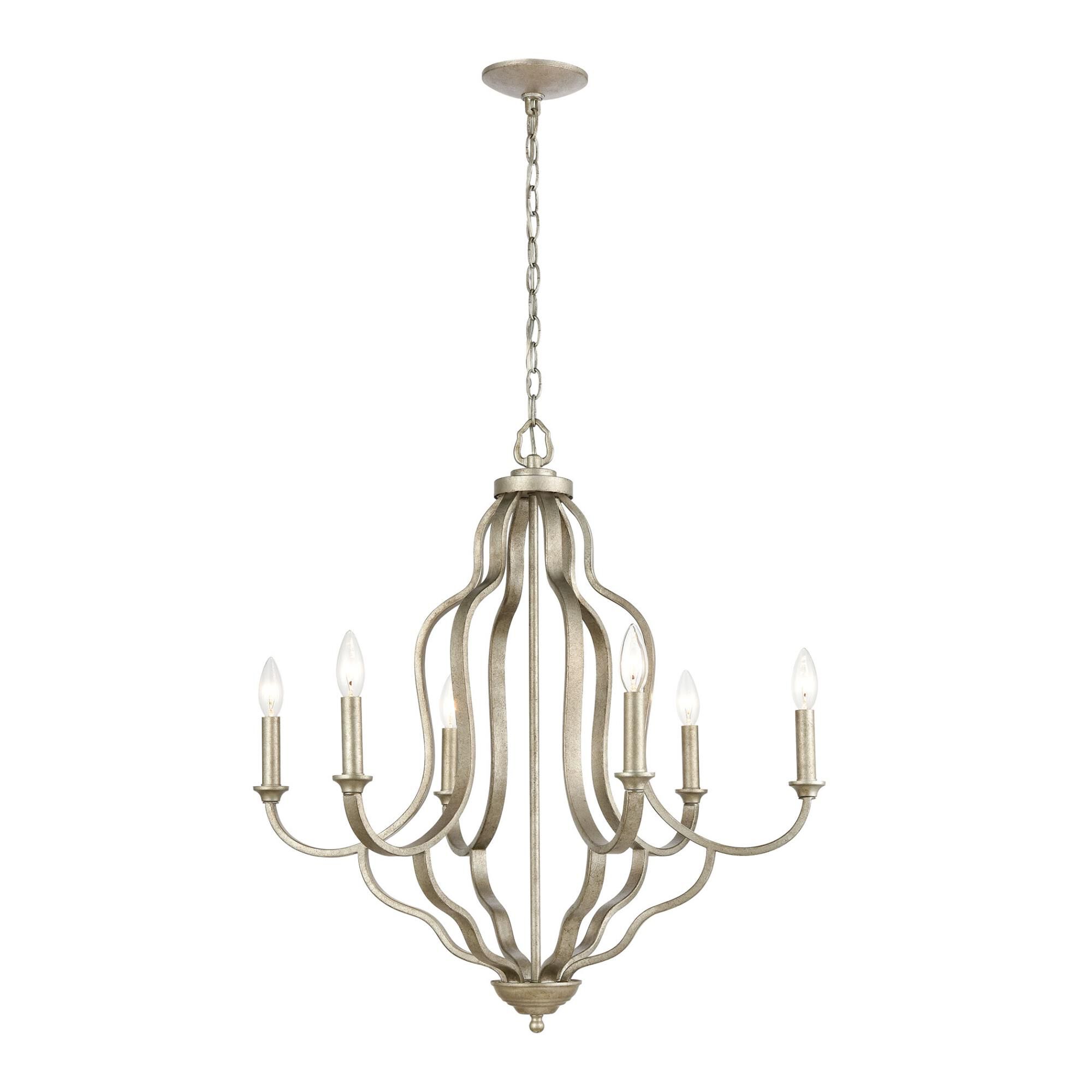 Lanesboro 27 Inch 6 Light Chandelier by ELK Lighting