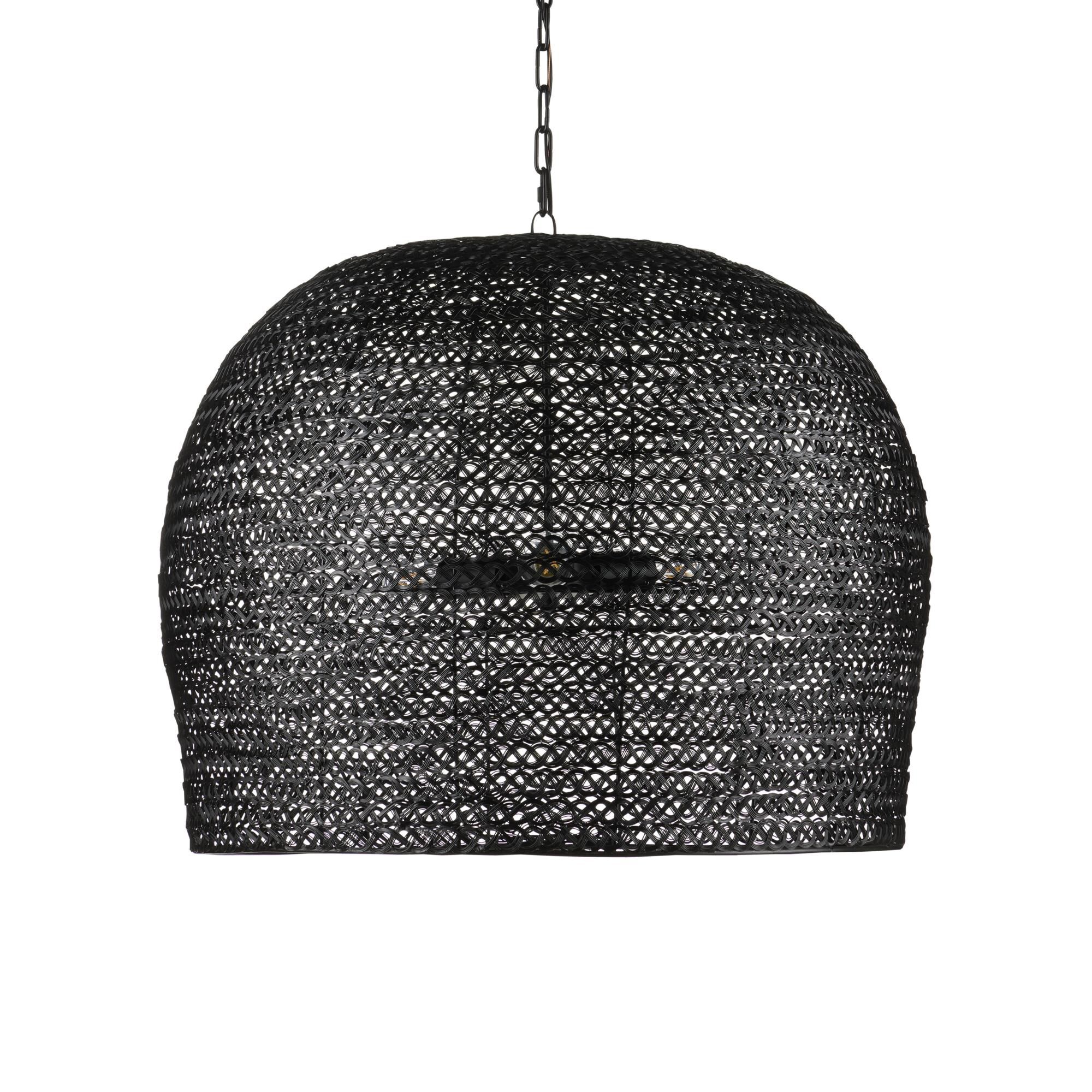 Piero 31 Inch 3 Light Chandelier by Currey and Company