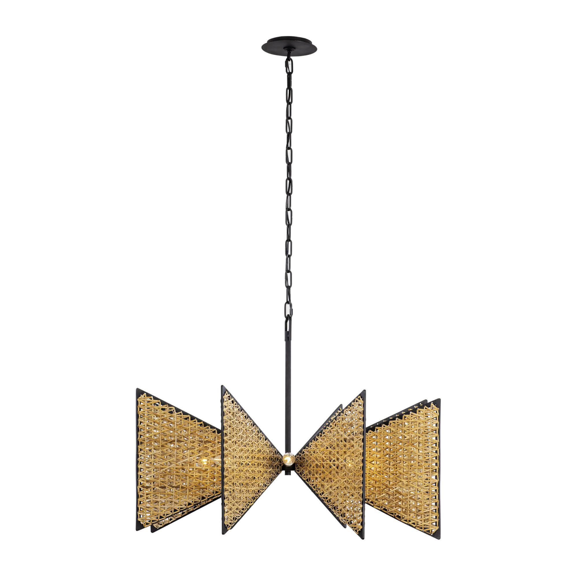 Machina 32 Inch 8 Light Chandelier by Varaluz
