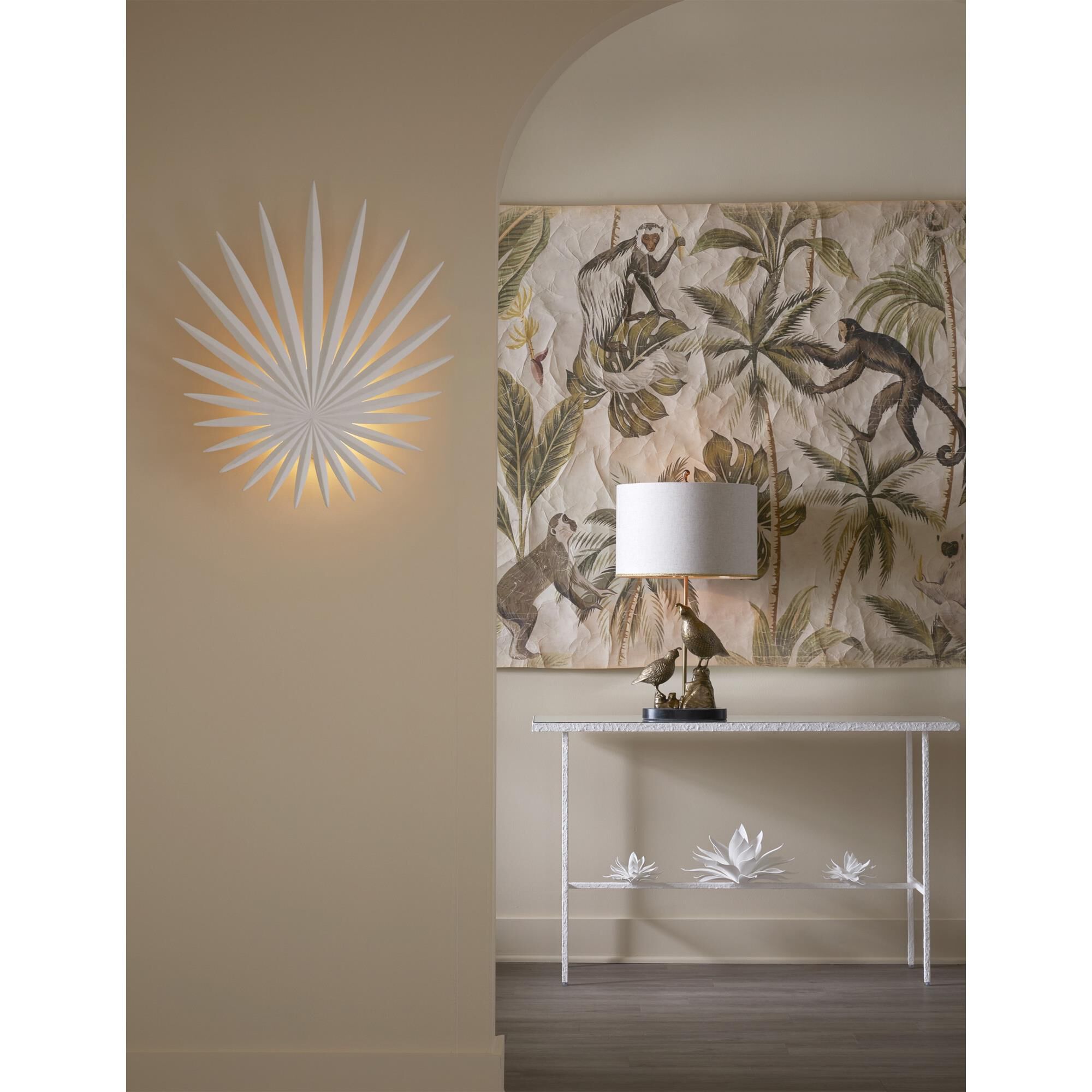 Shown in Gesso White finish