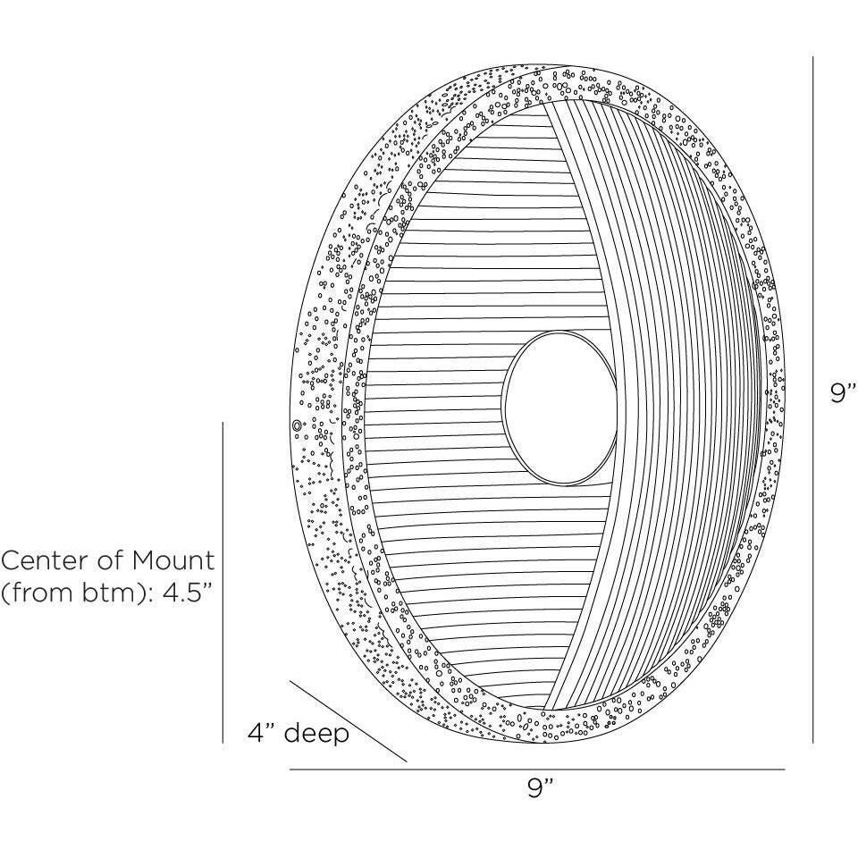 Garland 9 Inch Wall Sconce by Arteriors Home