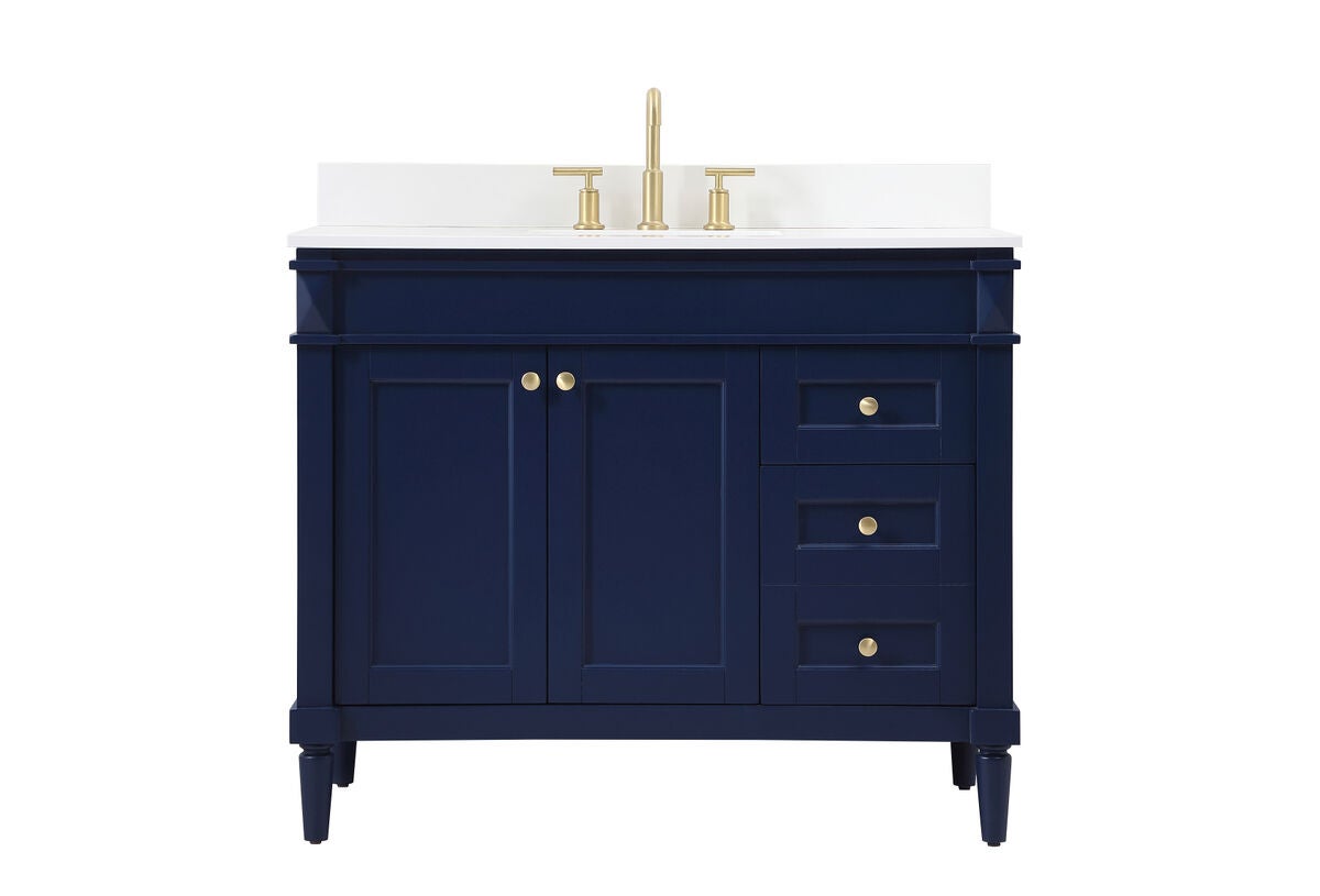 Shown in Blue finish
