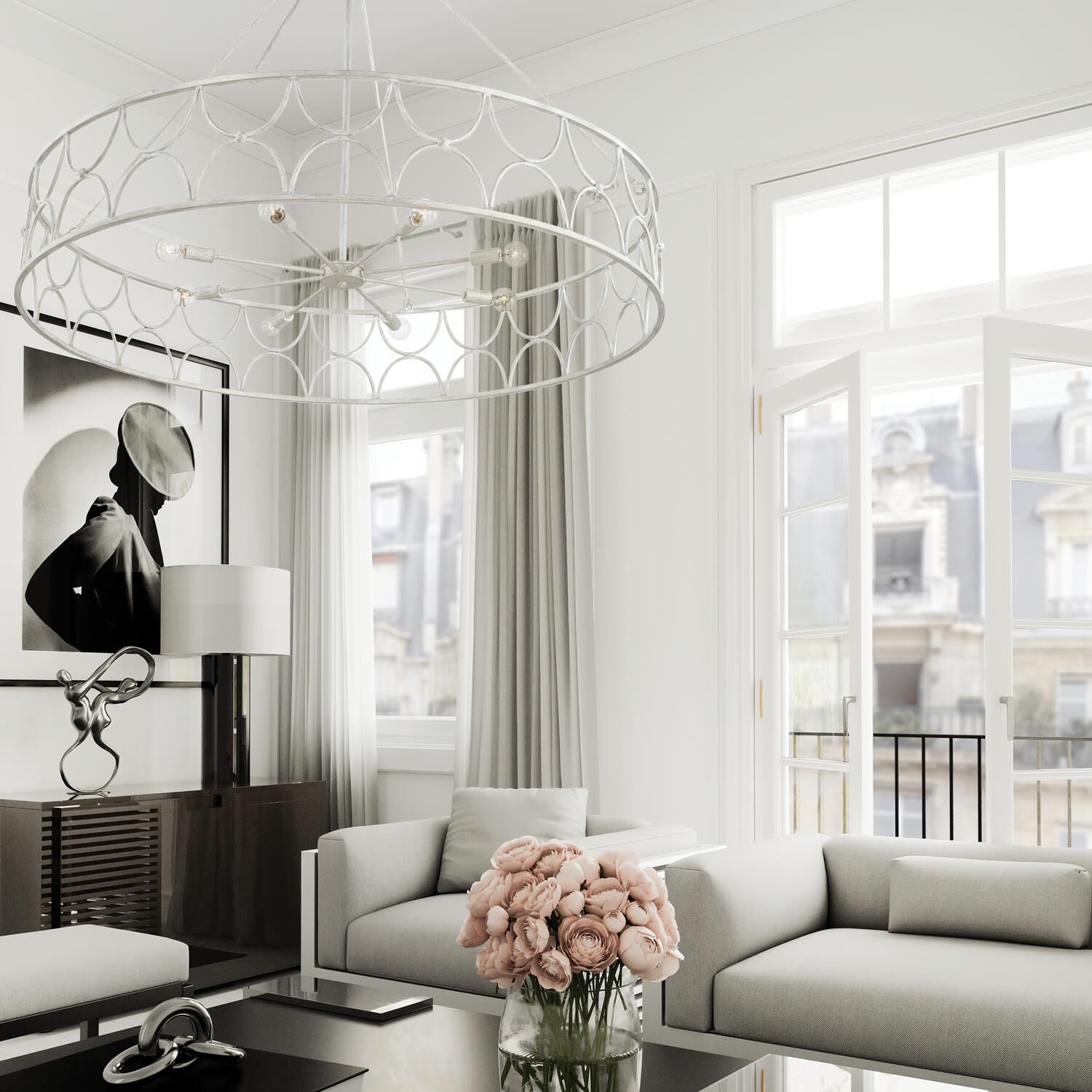 Shown in Winter White finish