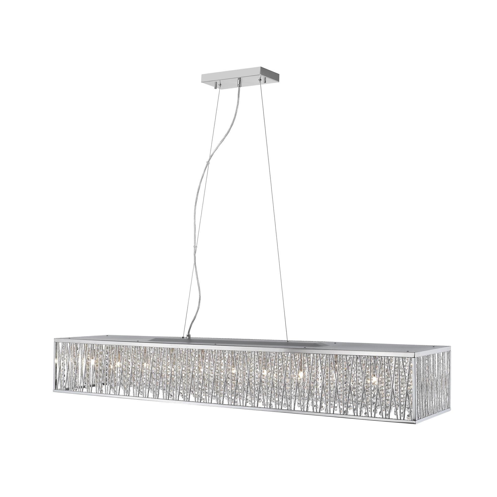 Terra 56 Inch 11 Light Linear Suspension Light by Z-Lite