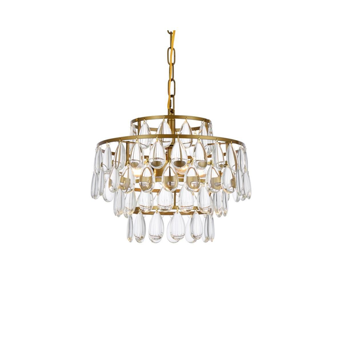 Mila 14 Inch Large Pendant by Elegant Lighting