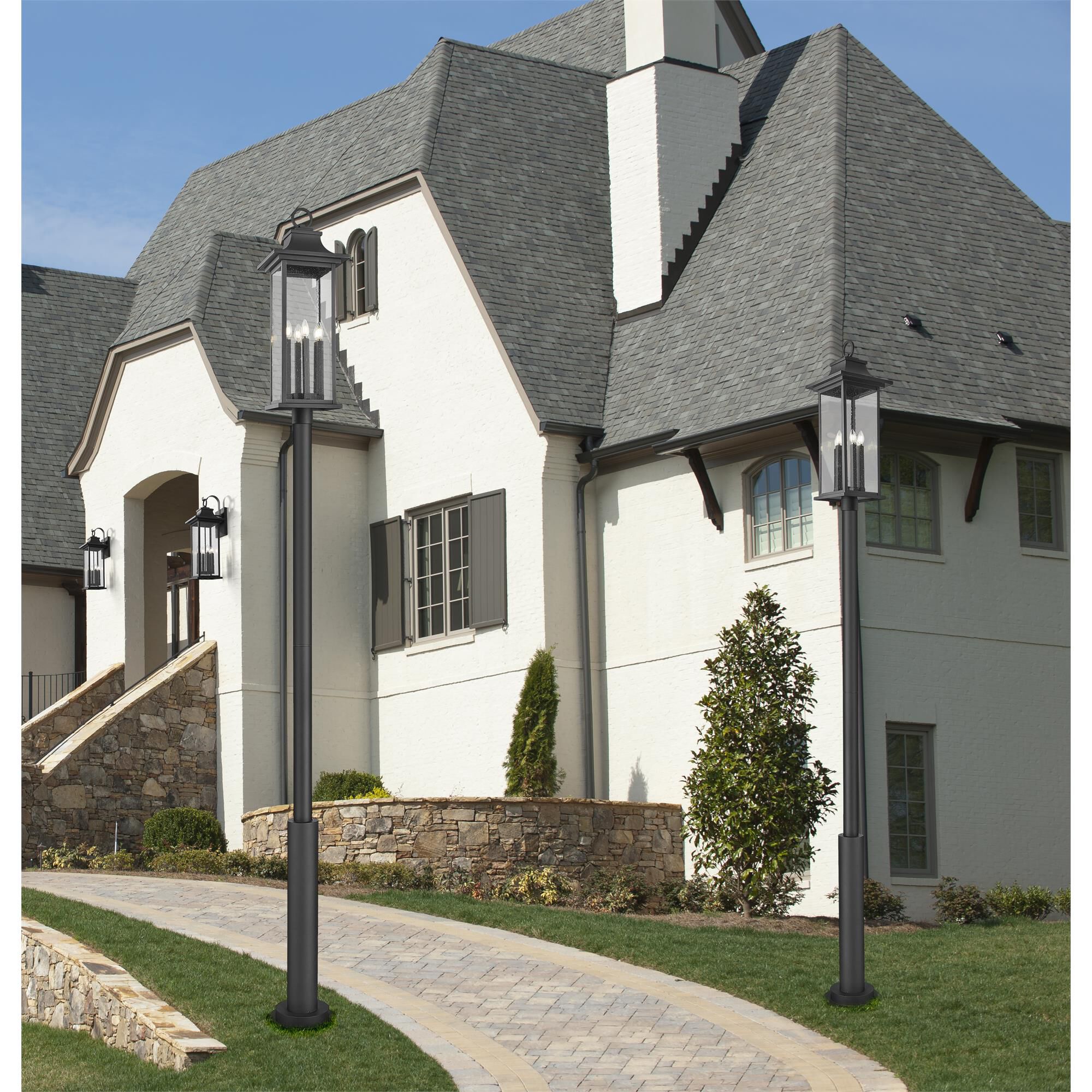 Tiberius 130 Inch Outdoor Post Lamp by Z Lite