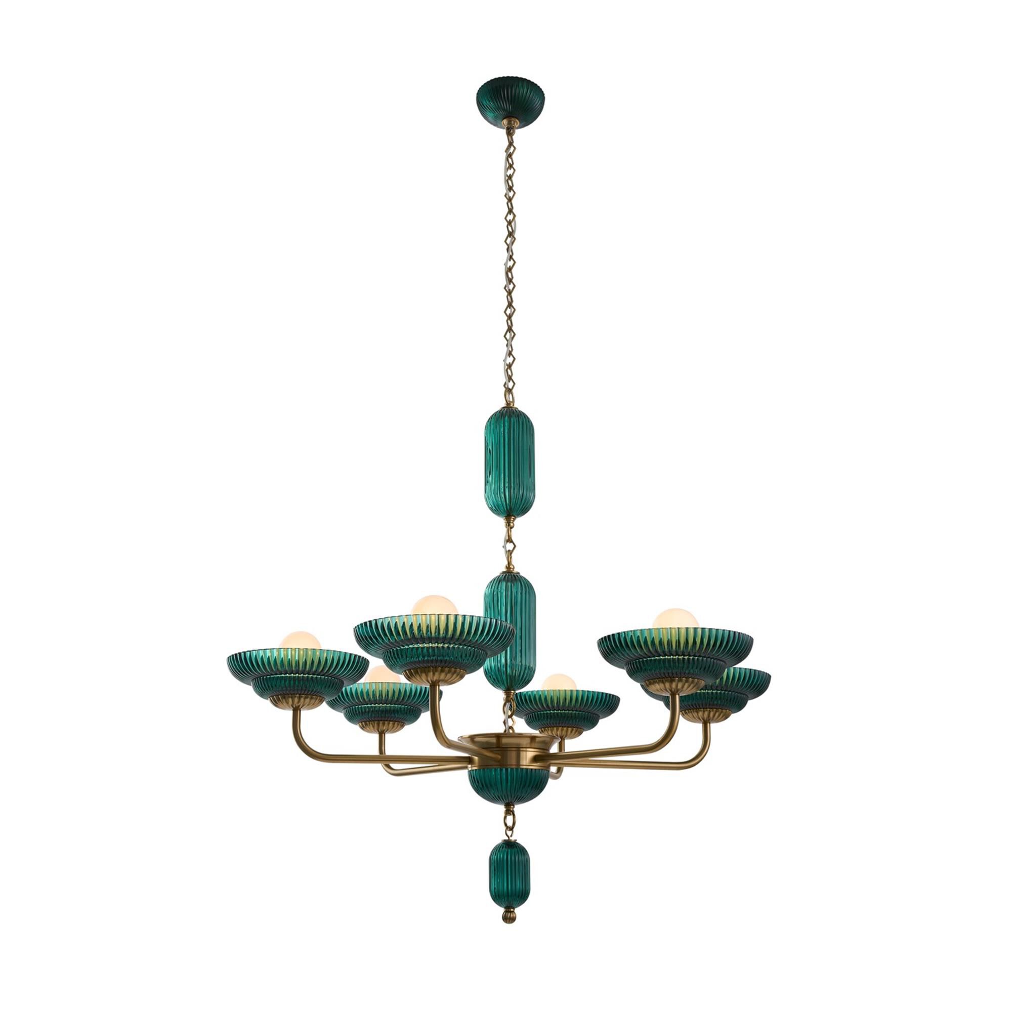 Verde 40 Inch Chandelier by Kalco Lighting