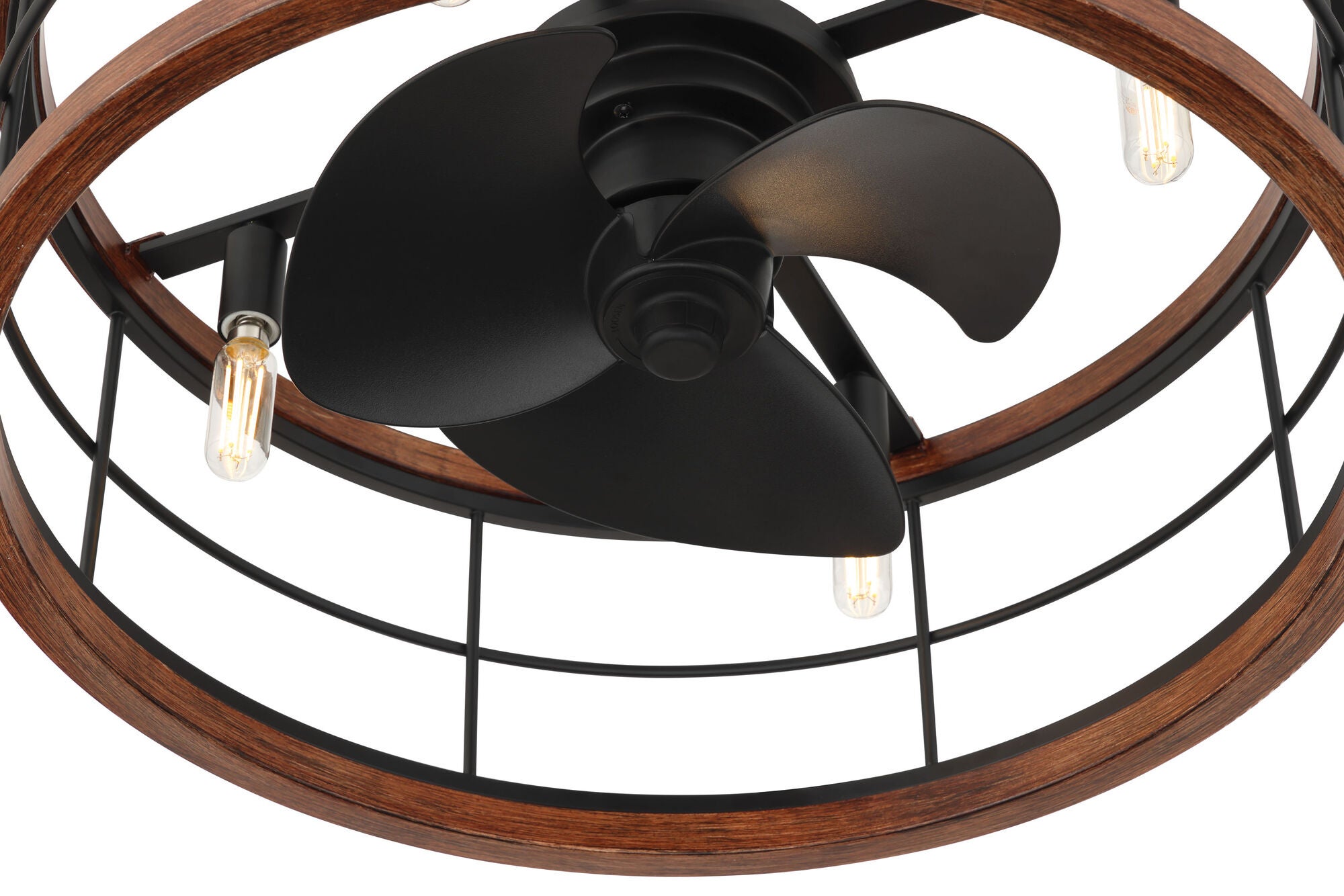 Haven 22 Inch Chandelier Ceiling Fan with Light Kit,