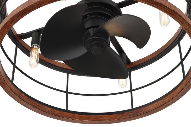 Haven 22 Inch Chandelier Ceiling Fan with Light Kit by Hunter Fan