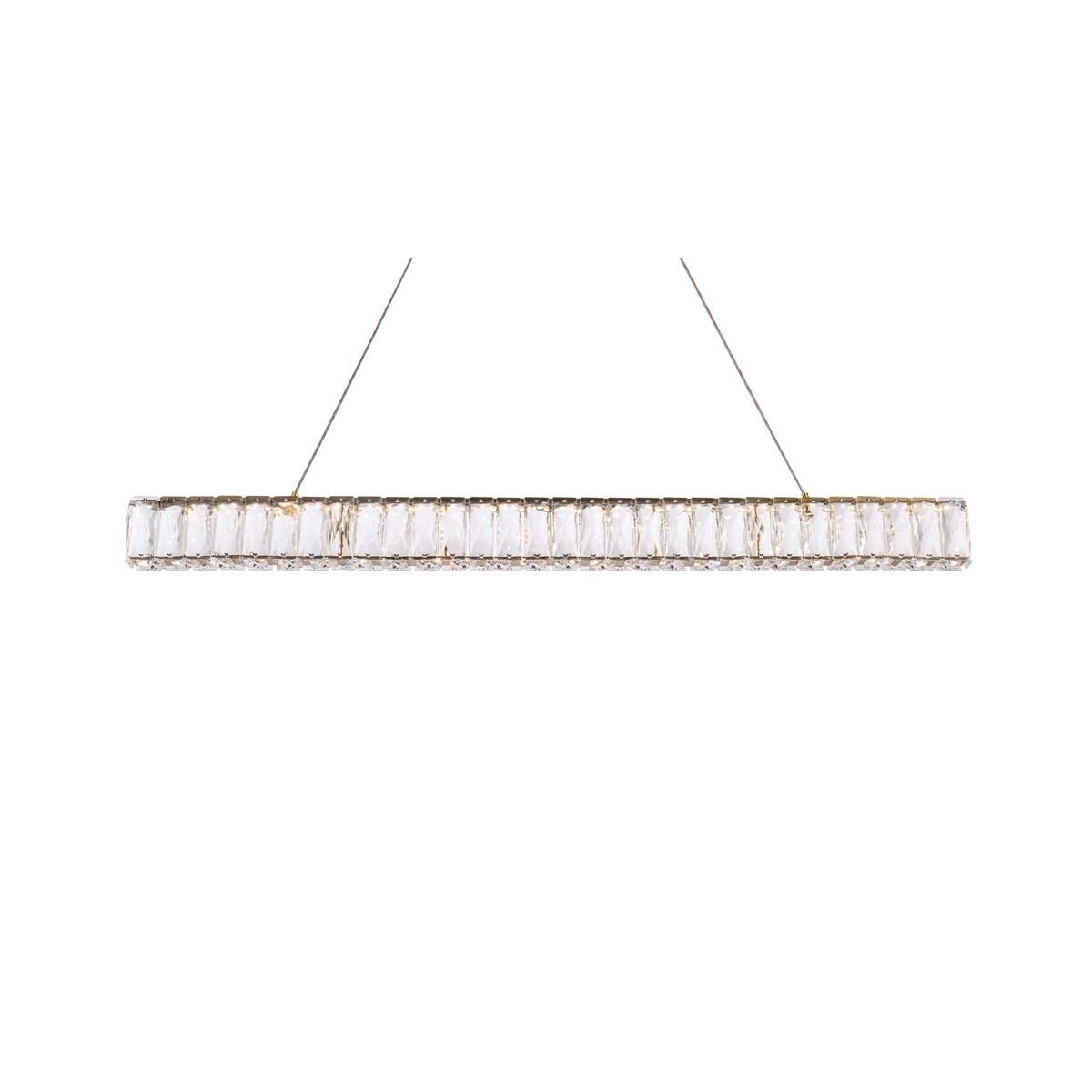 Elegant Lighting Monroe 38 Inch LED Linear Suspension Light