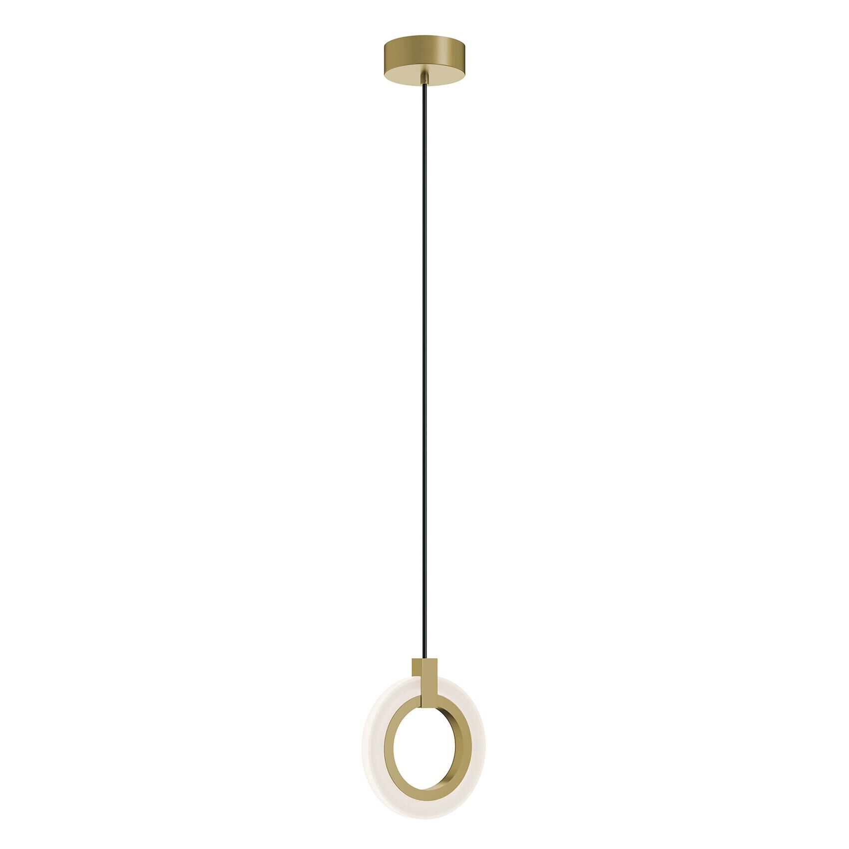 Shown in Light Antique Brass finish and White Frosted Acrylic Diffuser glass
