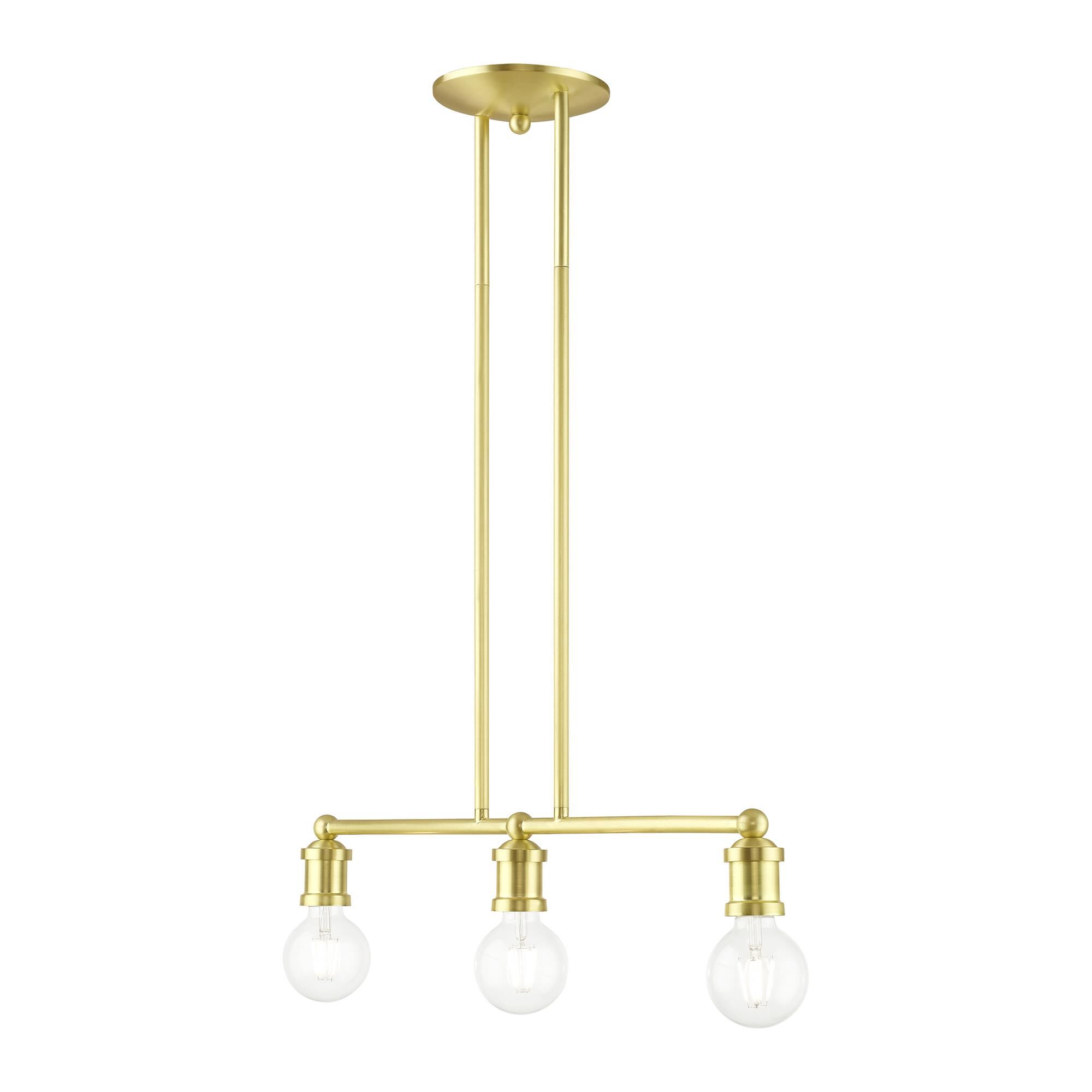 Lansdale 24 Inch 3 Light Linear Suspension Light by Livex Lighting