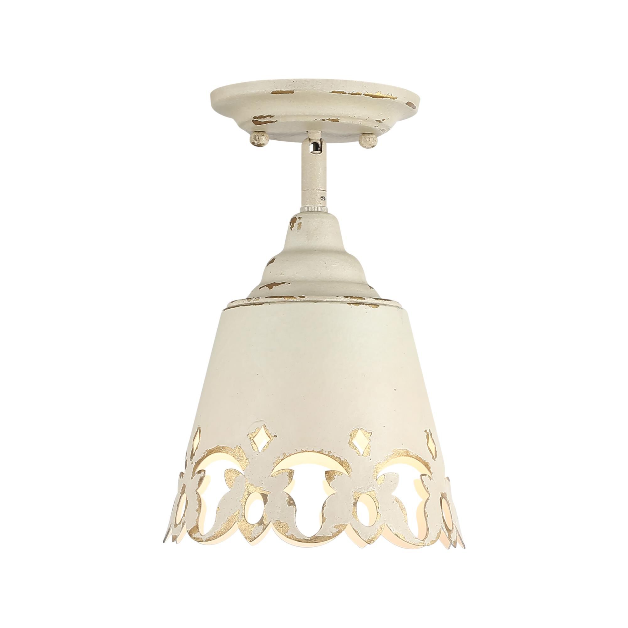 Piper 8 Inch Semi Flush Mount by Golden Lighting