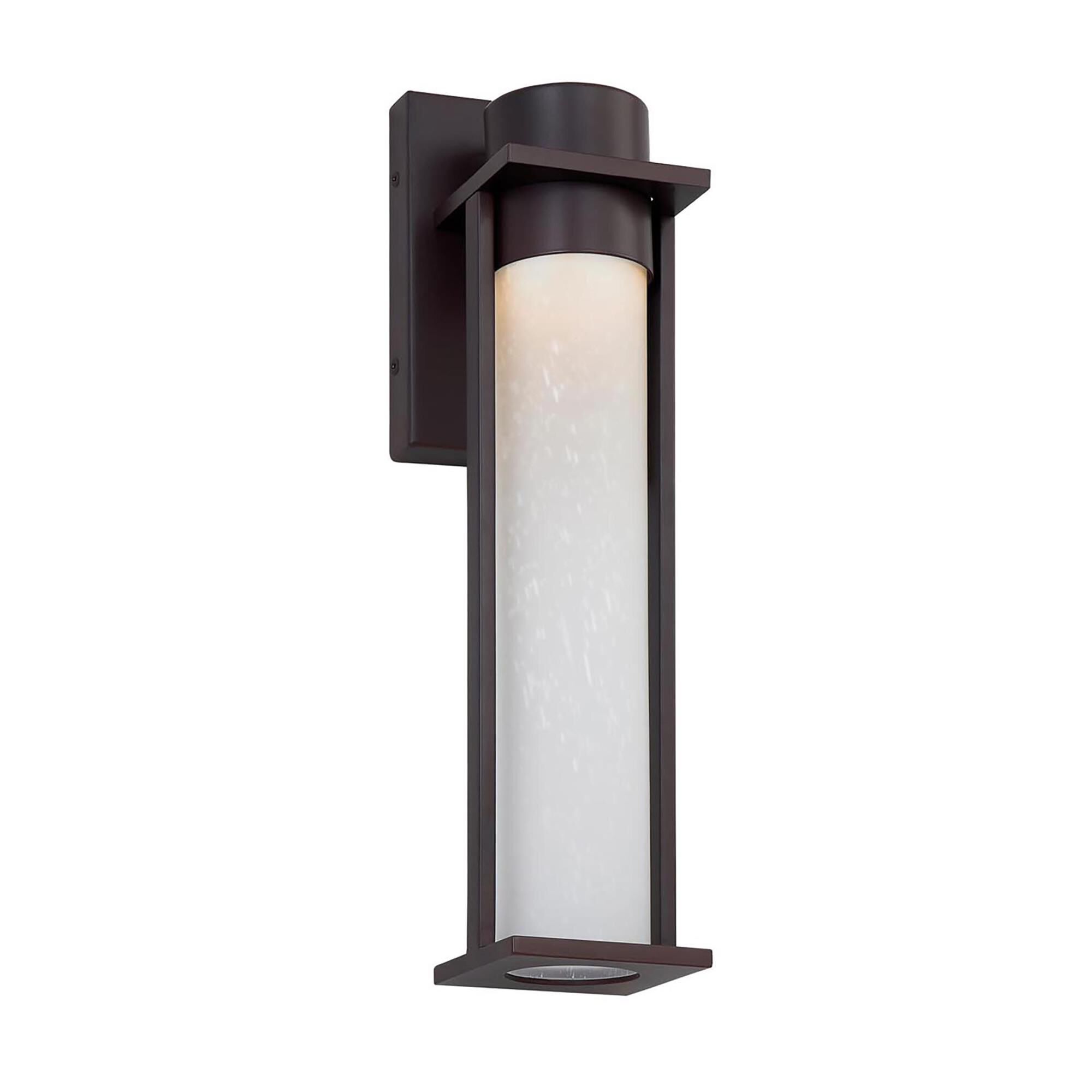Justice Design Group Fusion Wooster 15 Inch Tall LED Outdoor Wall Light