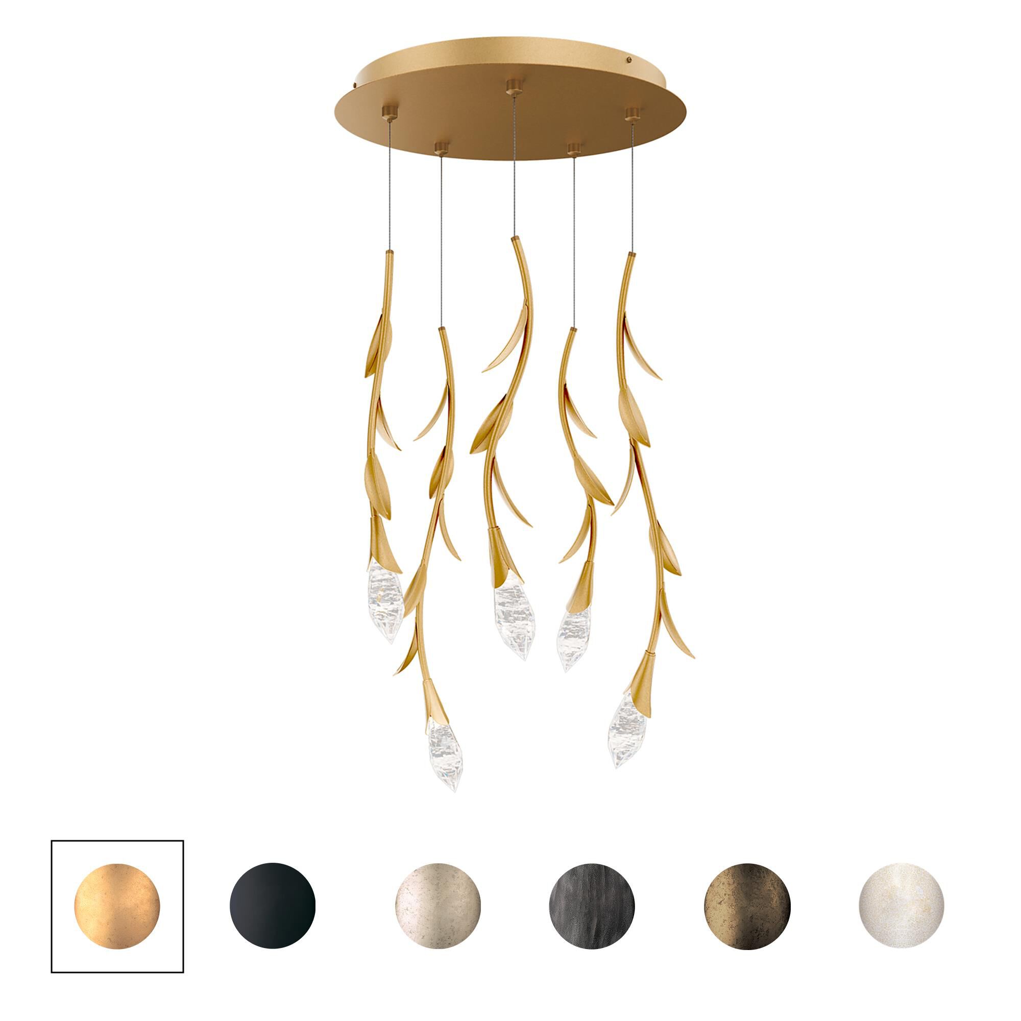 Secret Garden 17 Inch Multi Light Pendant by Schonbek