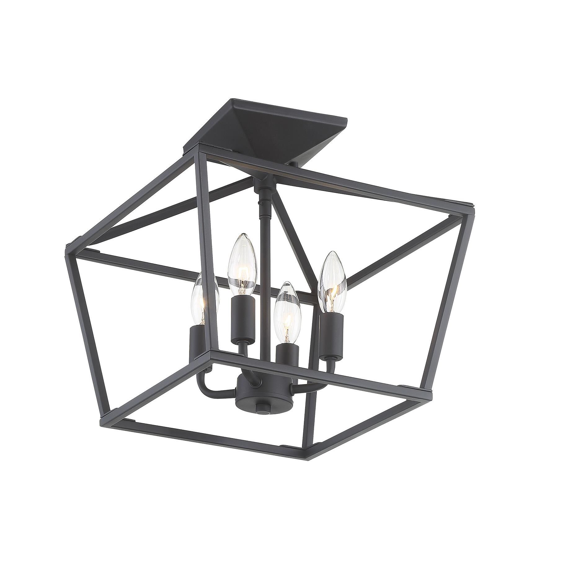 Townsend 13 Inch 4 Light Semi Flush Mount by Savoy House