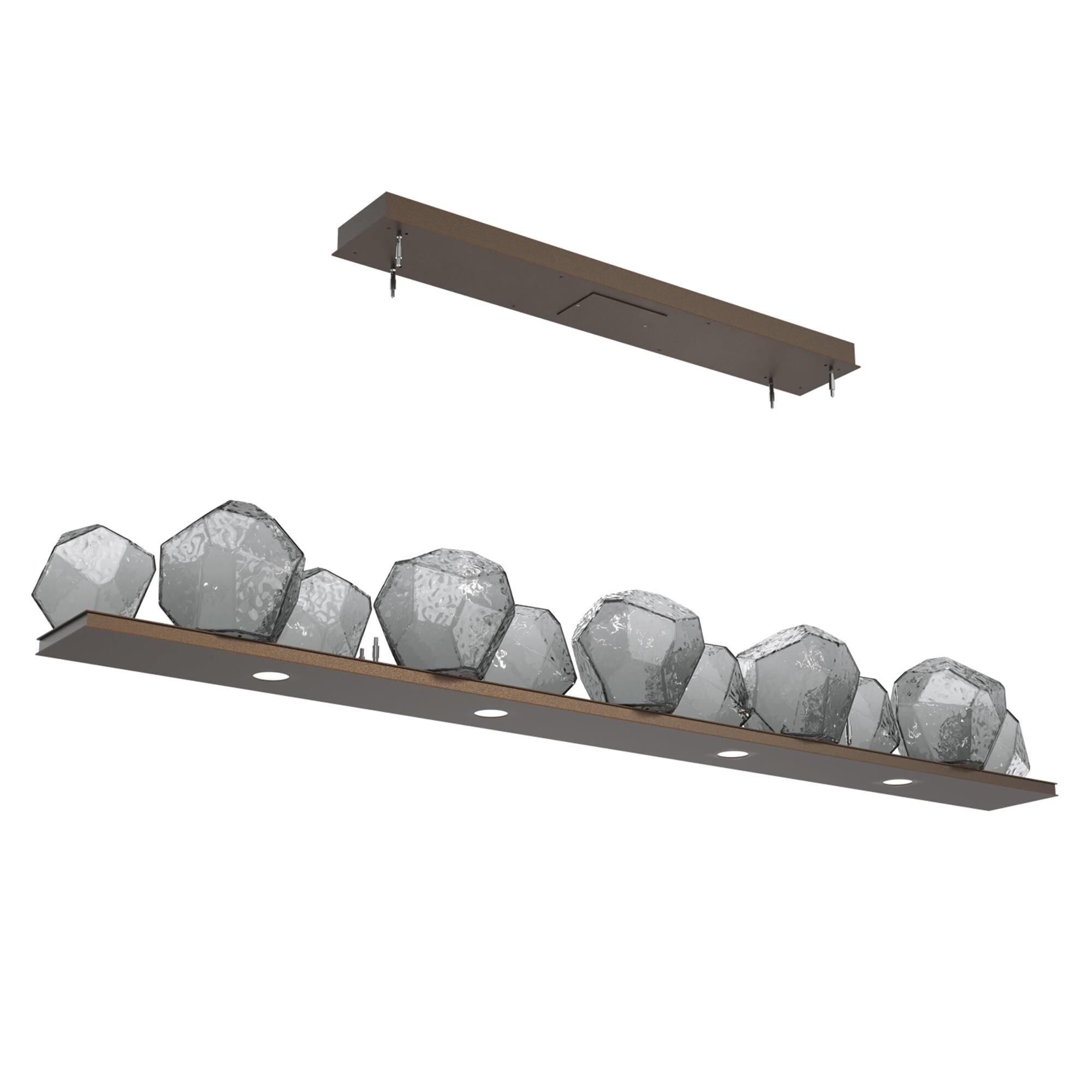 Shown in Flat Bronze finish and Smoke glass