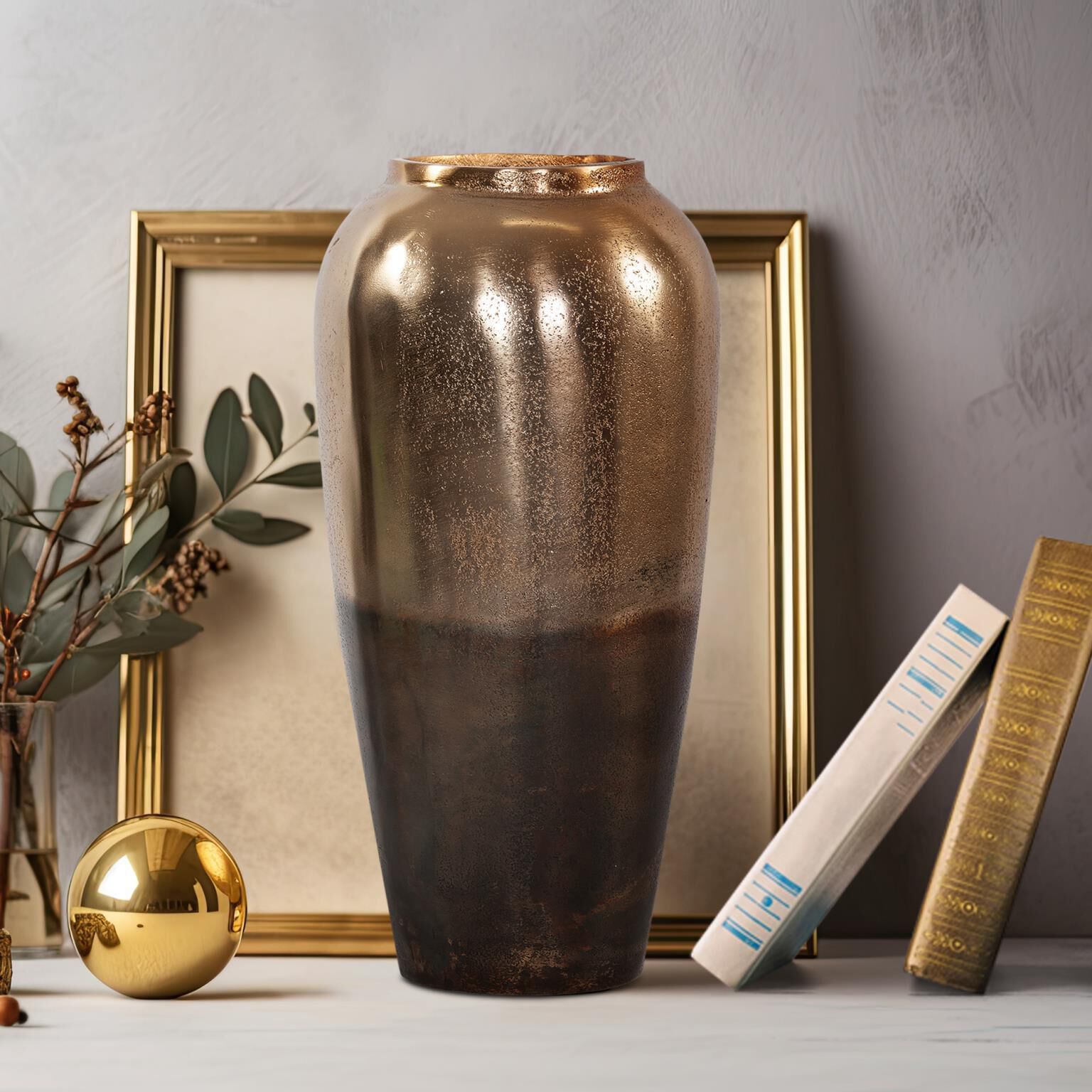 The Golden Ore Vase-Urn by Howard Elliott Collection
