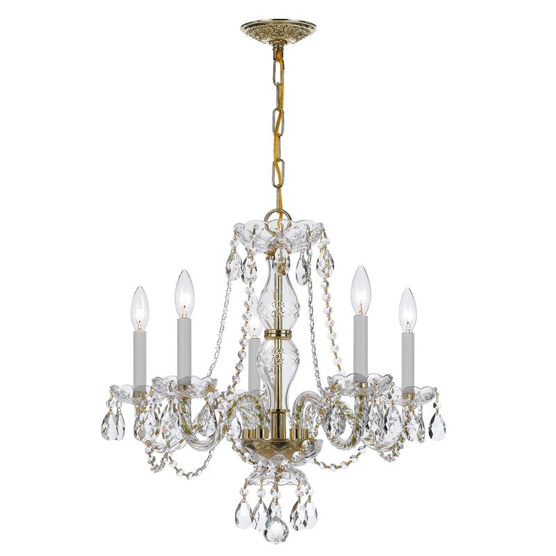 Traditional Crystal 21 Inch Chandelier by Crystorama