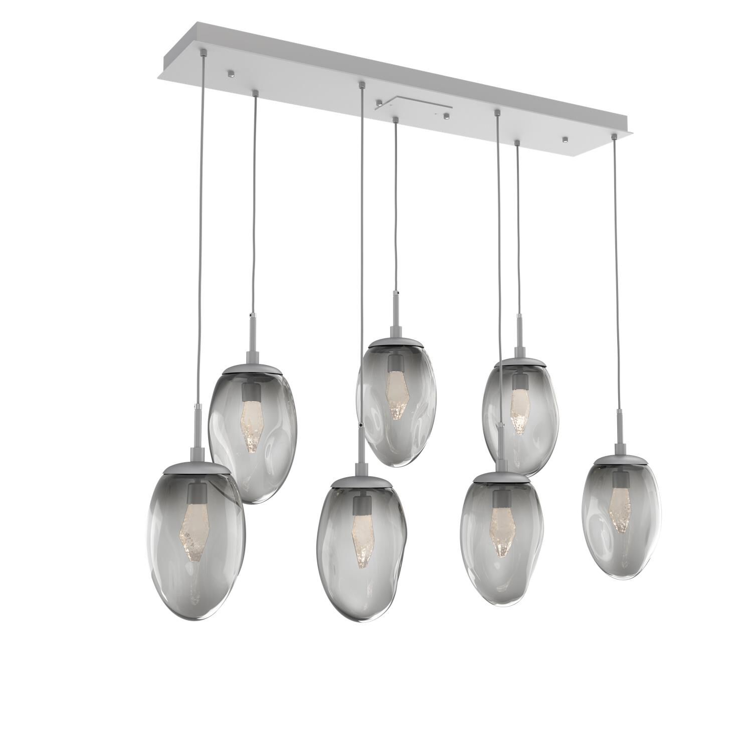 Levi Wilson Nebula 50 Inch 7 Light LED Linear Suspension Light by Hammerton Studio