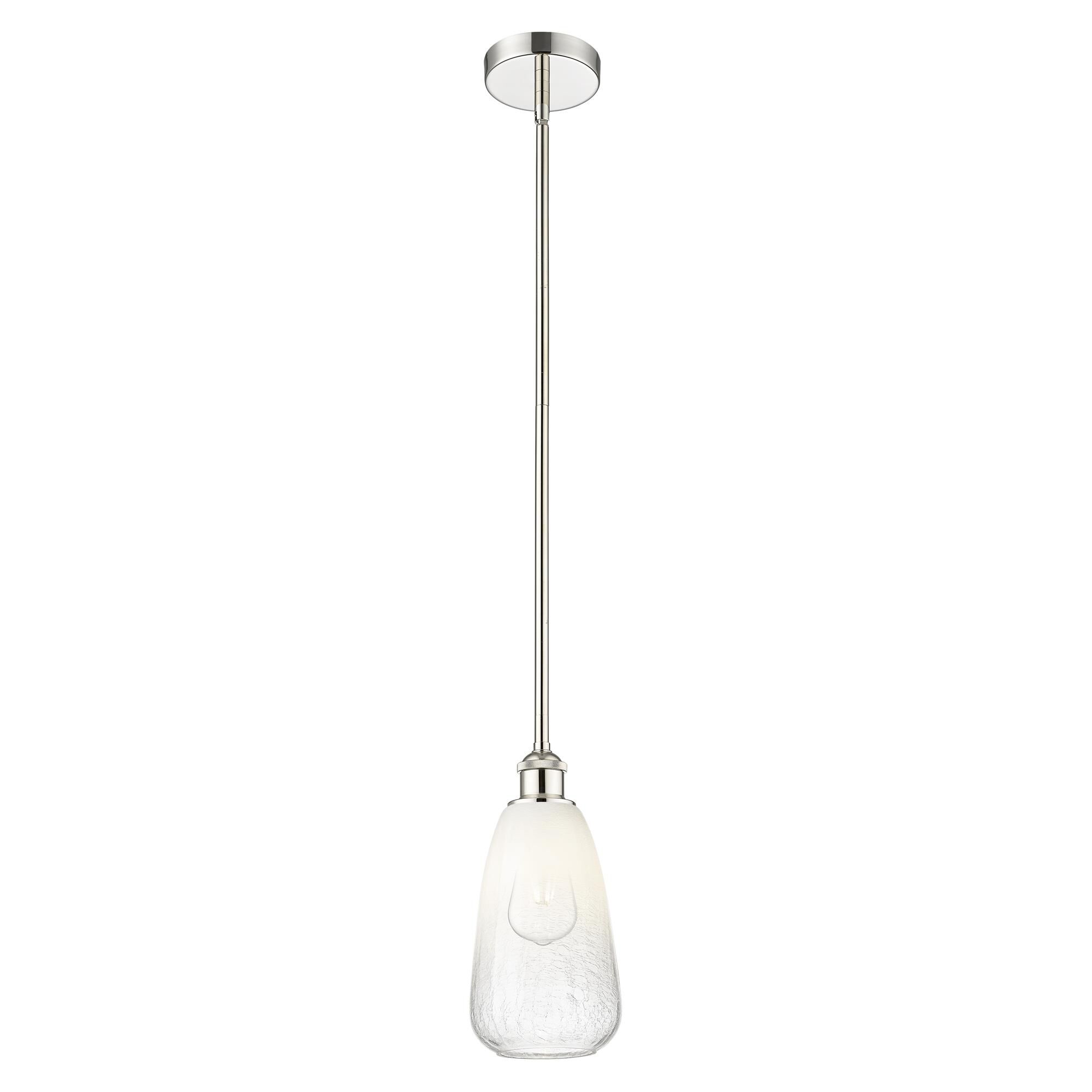 Shown in Polished Nickel finish and Opal glass