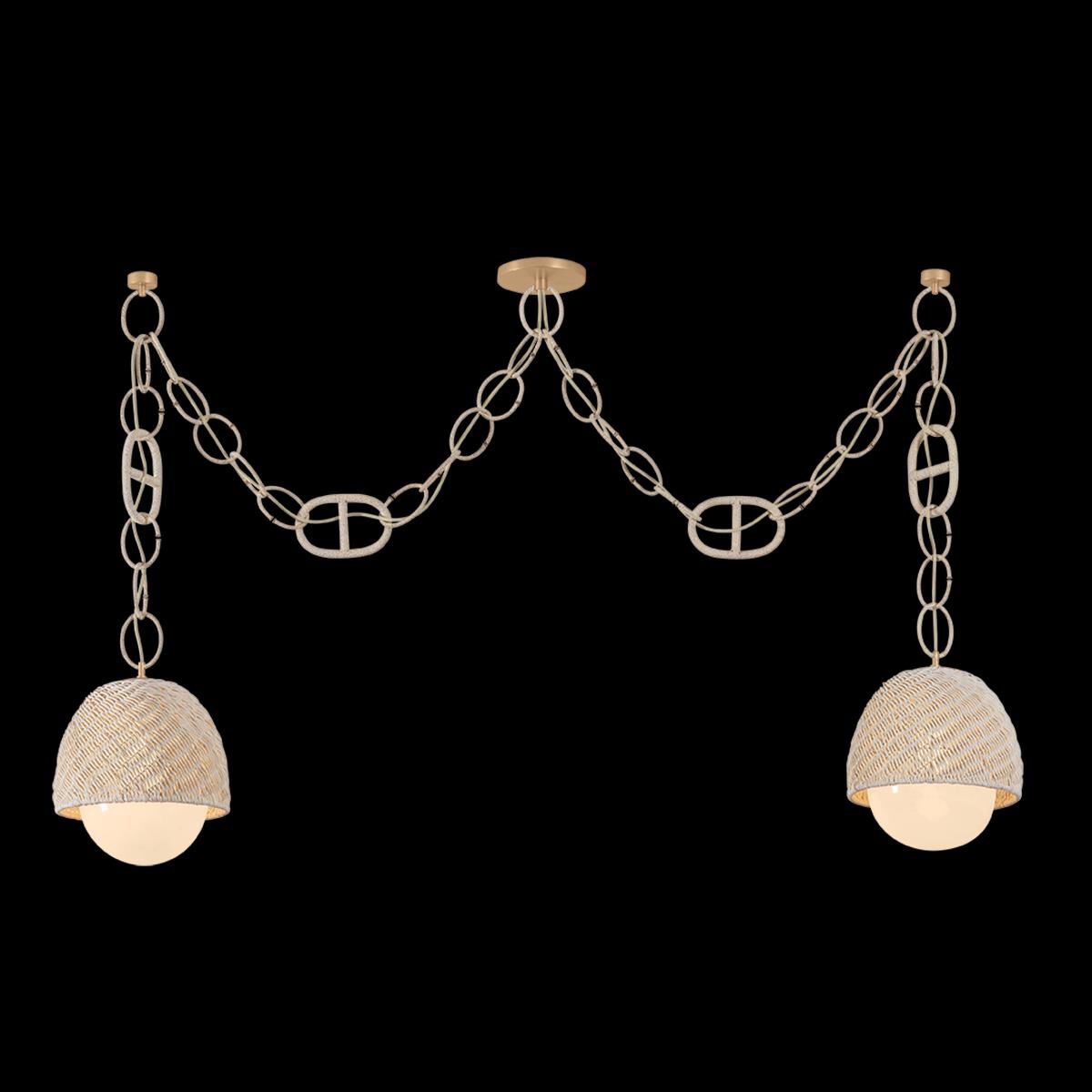 Noz Nozawa Piasu 68 Inch Linear Suspension Light by Corbett Lighting