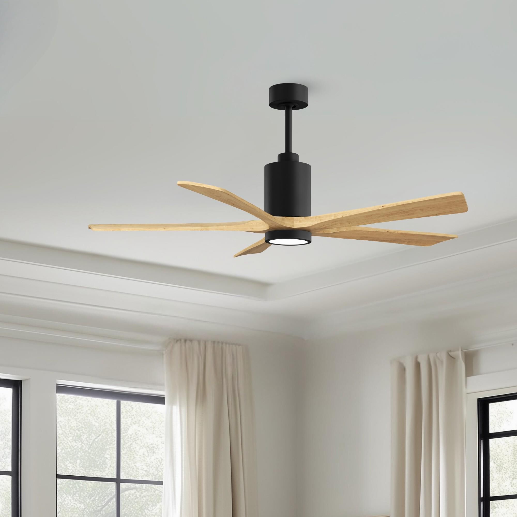 Patricia 60 Inch Ceiling Fan with Light Kit by Matthews Fan Company