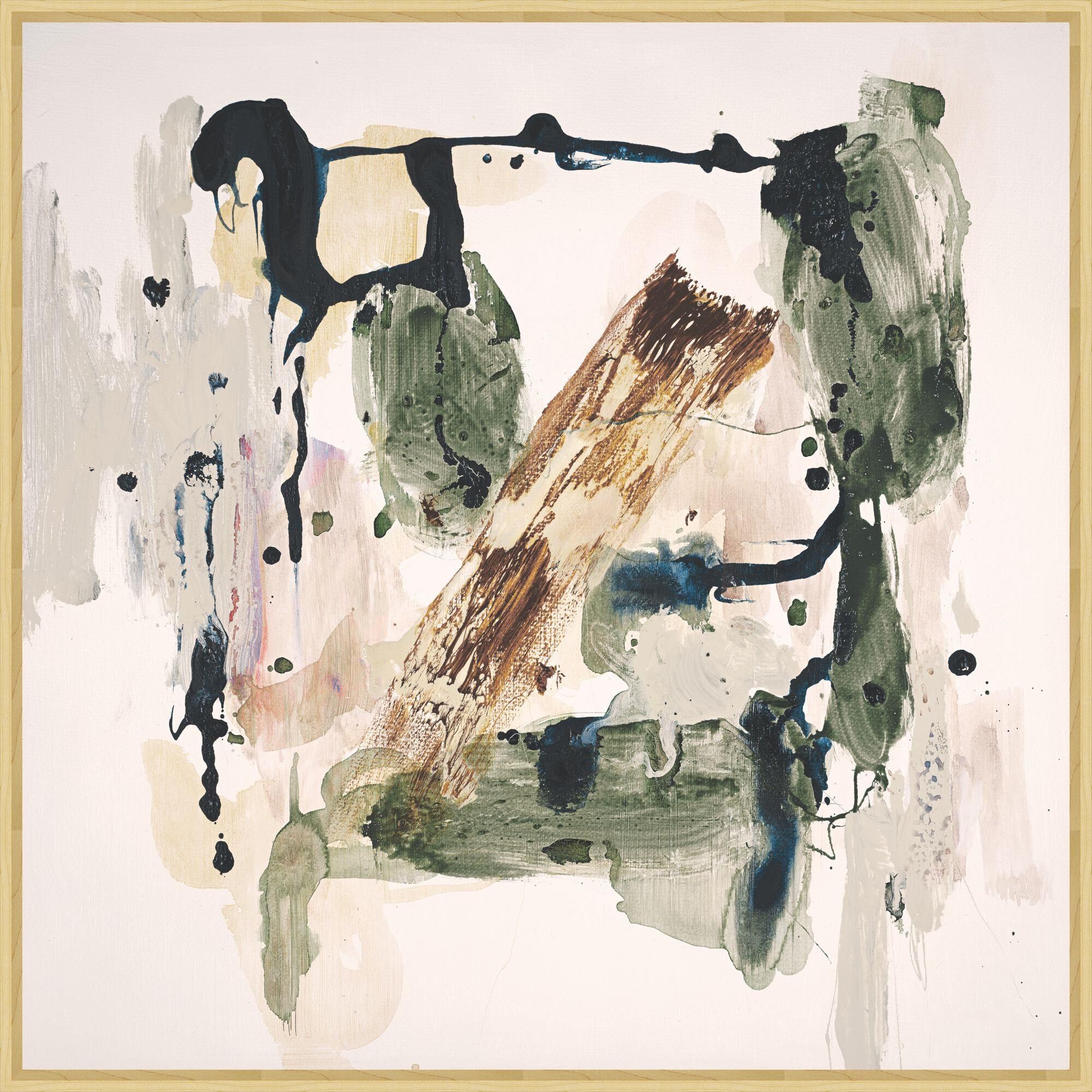 Sage Ink Wash Print by LEVEL57