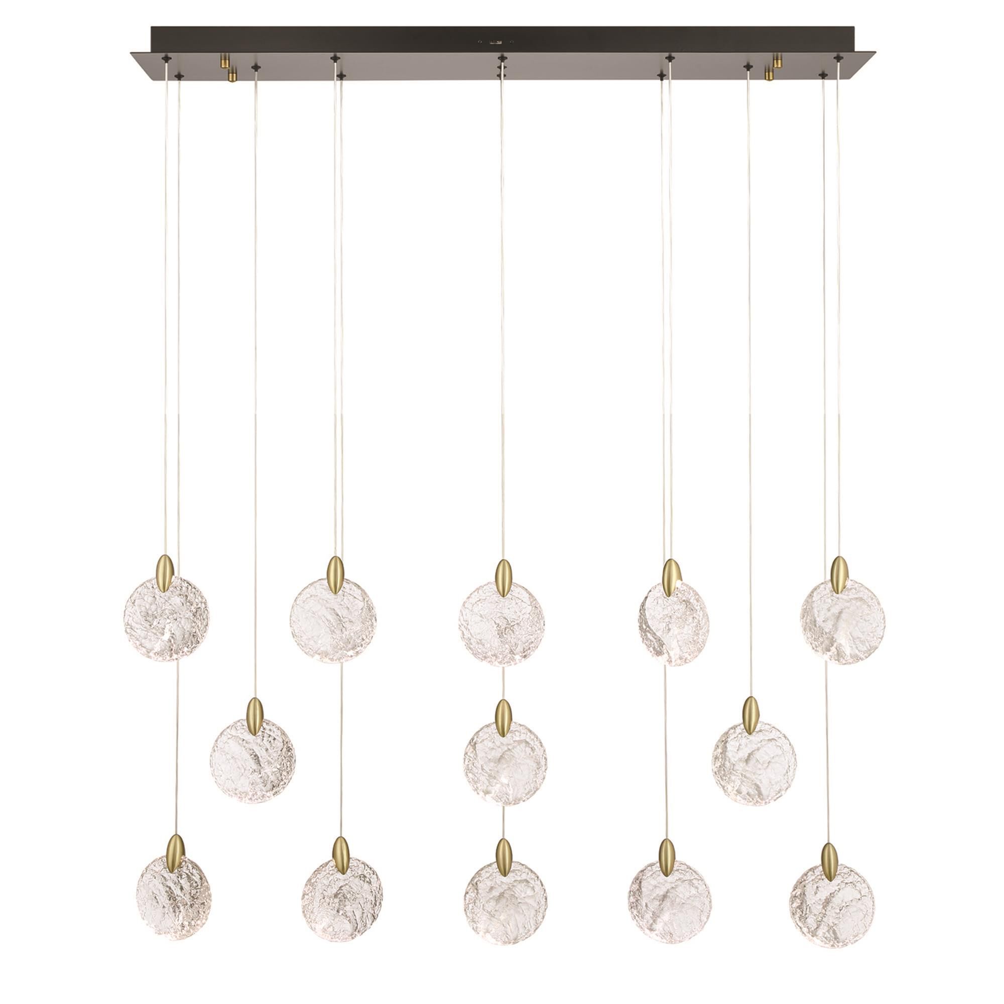 Snowflake 40 Inch Linear Suspension Light,