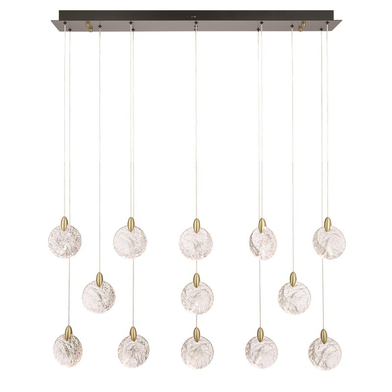 Snowflake 40 Inch Linear Suspension Light by Artcraft