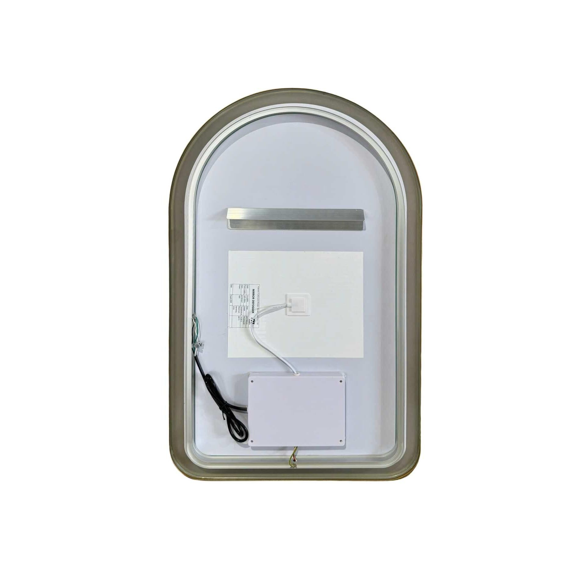 Harmoni 36 Inch Arched LED Lighted Mirror by Elegant Decor